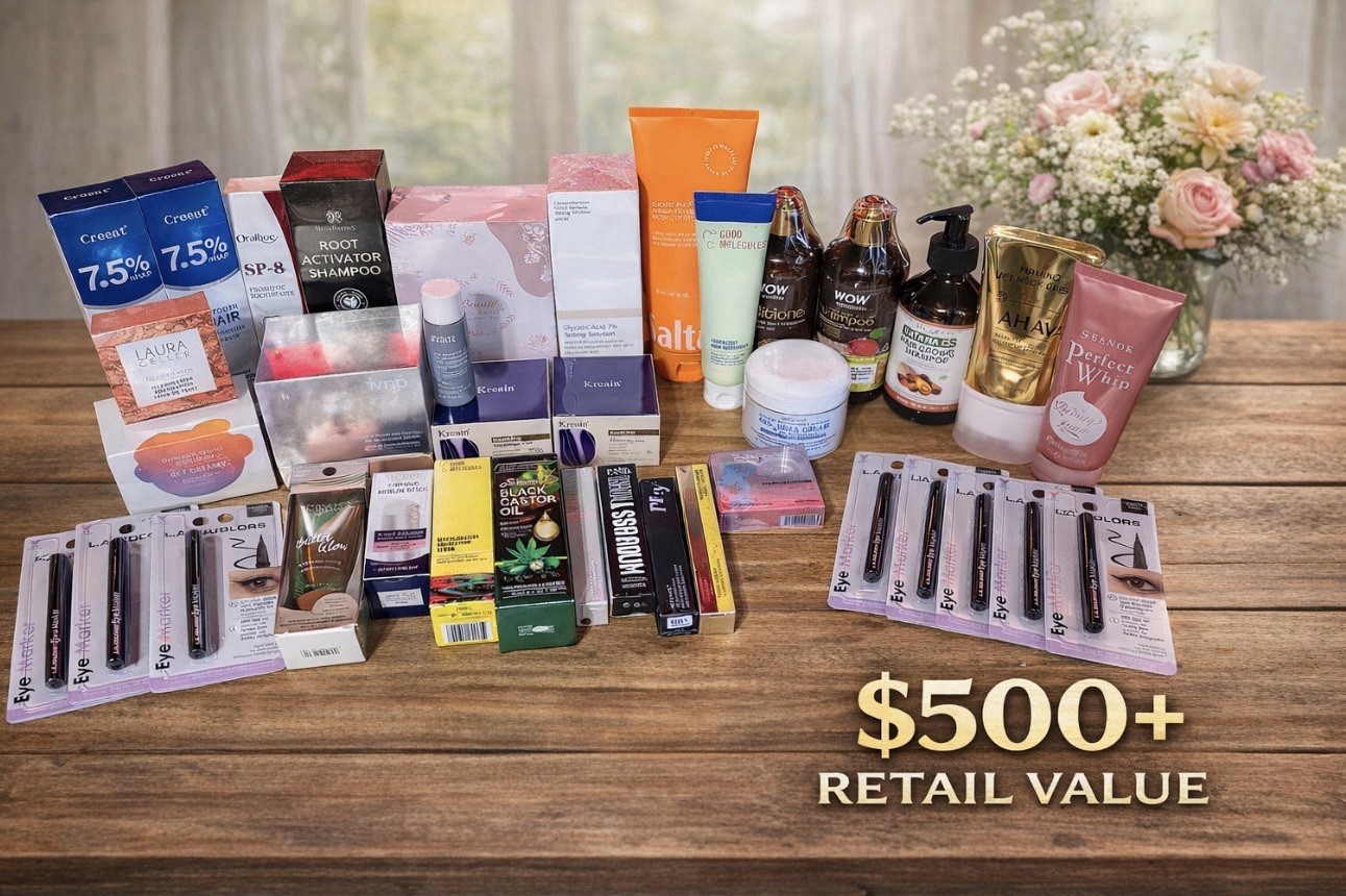 Makeup, Skin Care, Teeth Items, Hair Items, And More $500+ Value