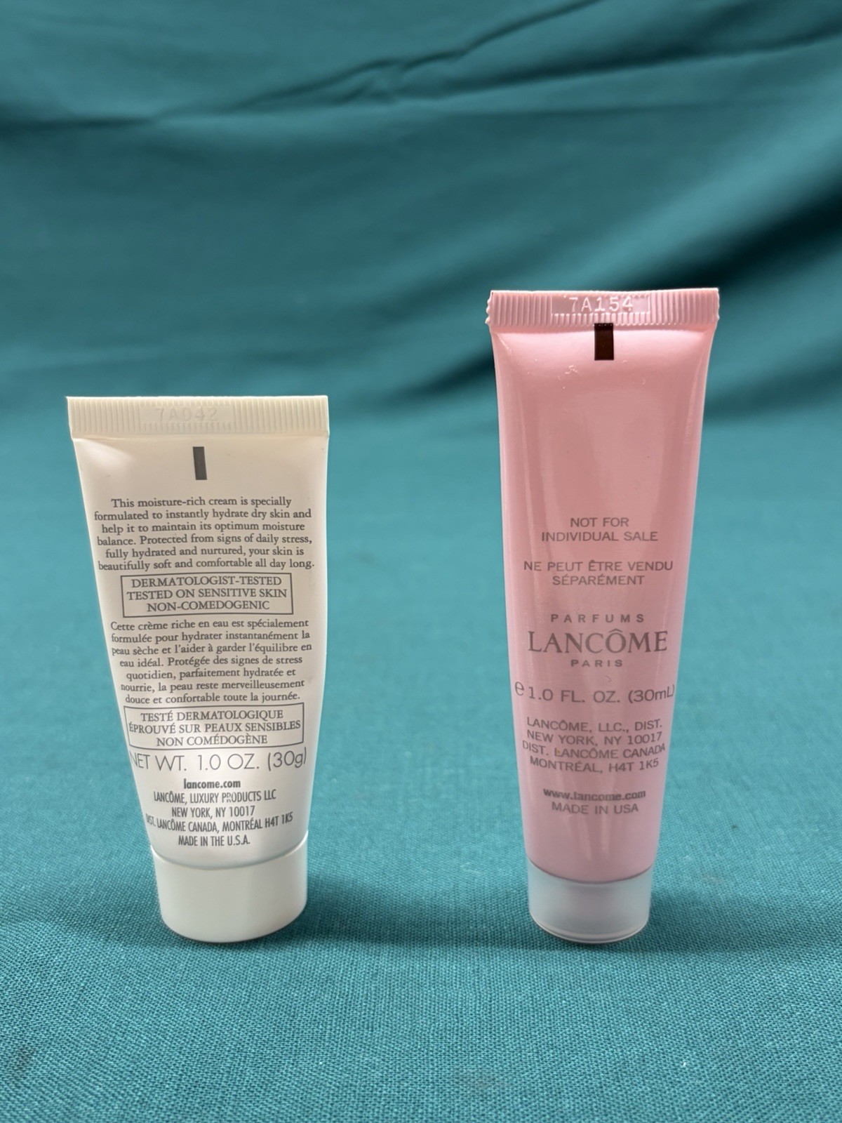 Lancome Lot of 28 Travel and Sample Size Products; Moisturizer/Eye Cream & More
