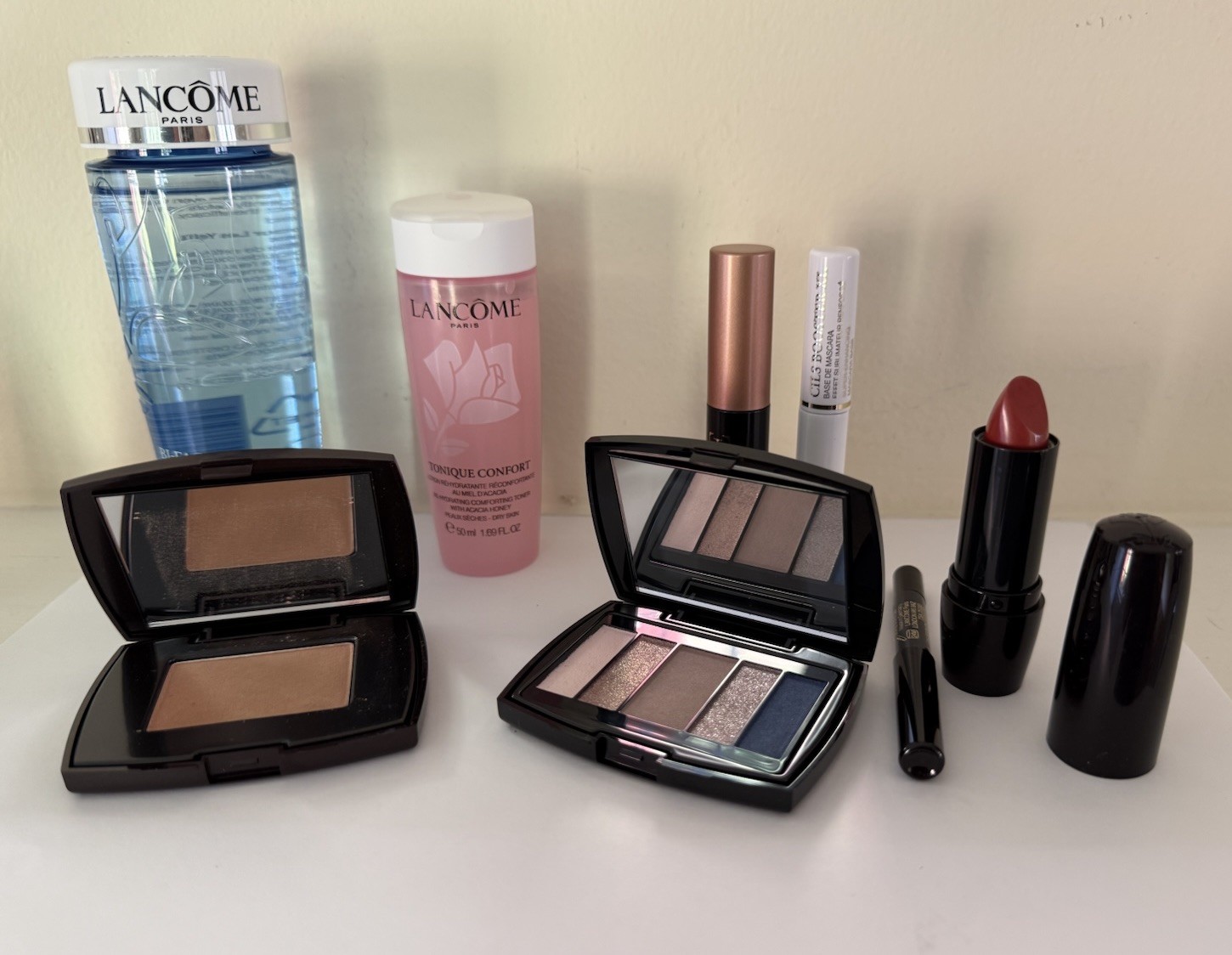 NEW Lancome Lot Eyeshadow Bronzer Palettes, Sugared Maple, Bi-Facil, Idole +MORE