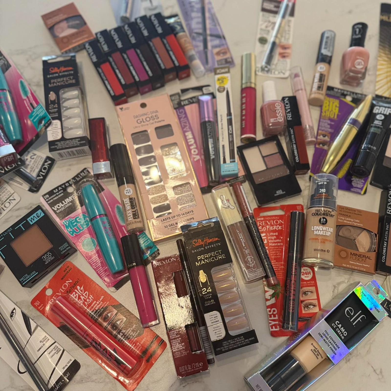 5, 10 Pcs Mixed Makeup Beauty Bundle Wholesale Lot, Maybelline, Loreal, Revlon