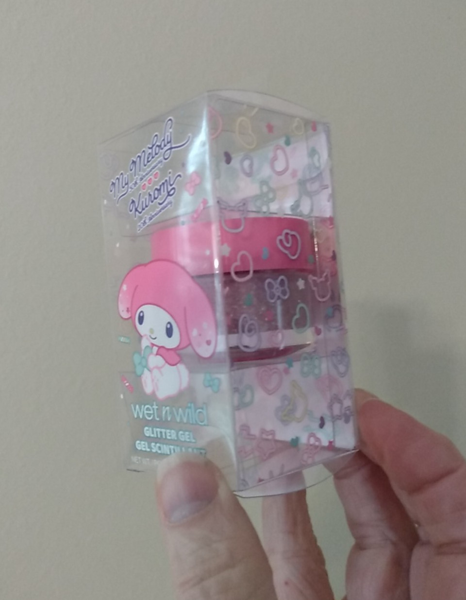 Sanrio Wet N Wild 50th Anniversary My Melody Lot of 2 New Mirror & Glitter Gel