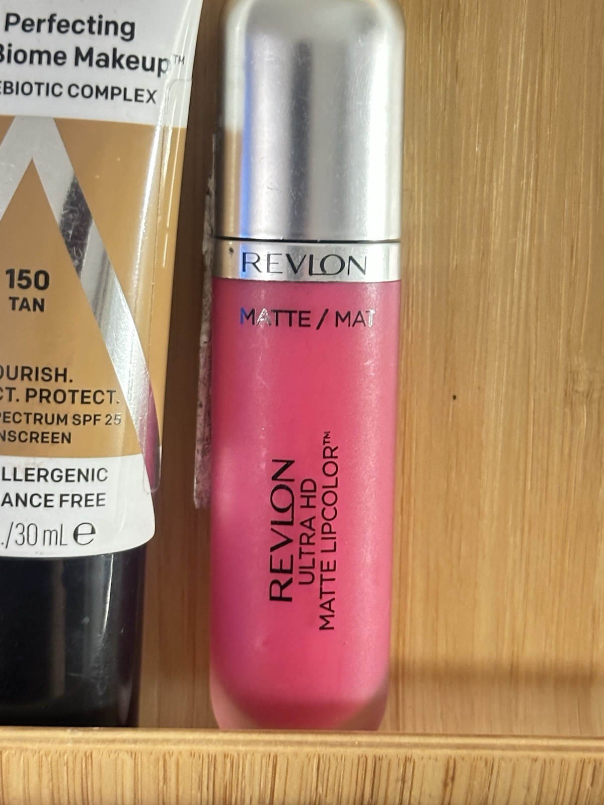 Almay Skin Perfecting 150 Tan SPF 25 & Revlon Ultra HD Matte Lipcolor Lot