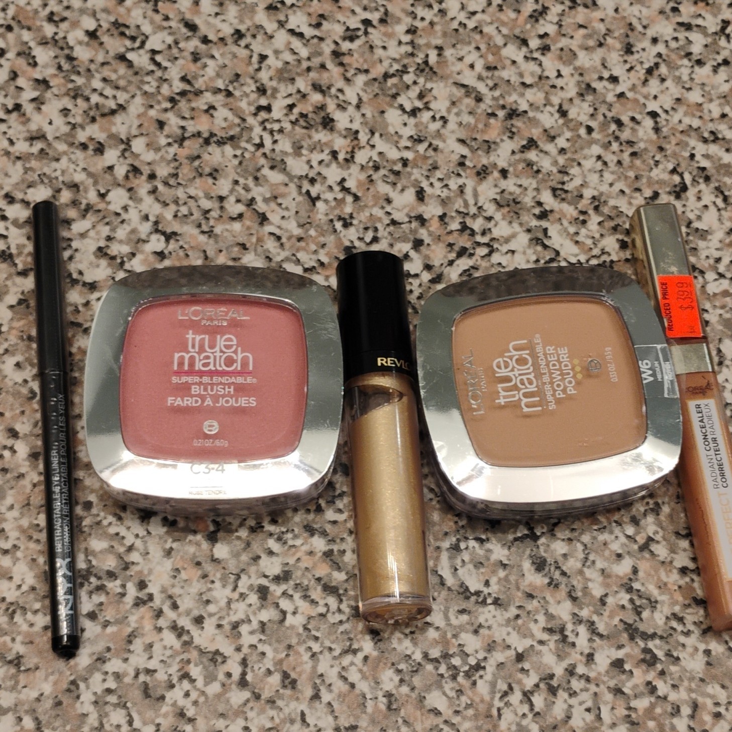 L’Oréal True Match Blush Powder Revlon Age Perfect Concealer NYX Full Size Lot