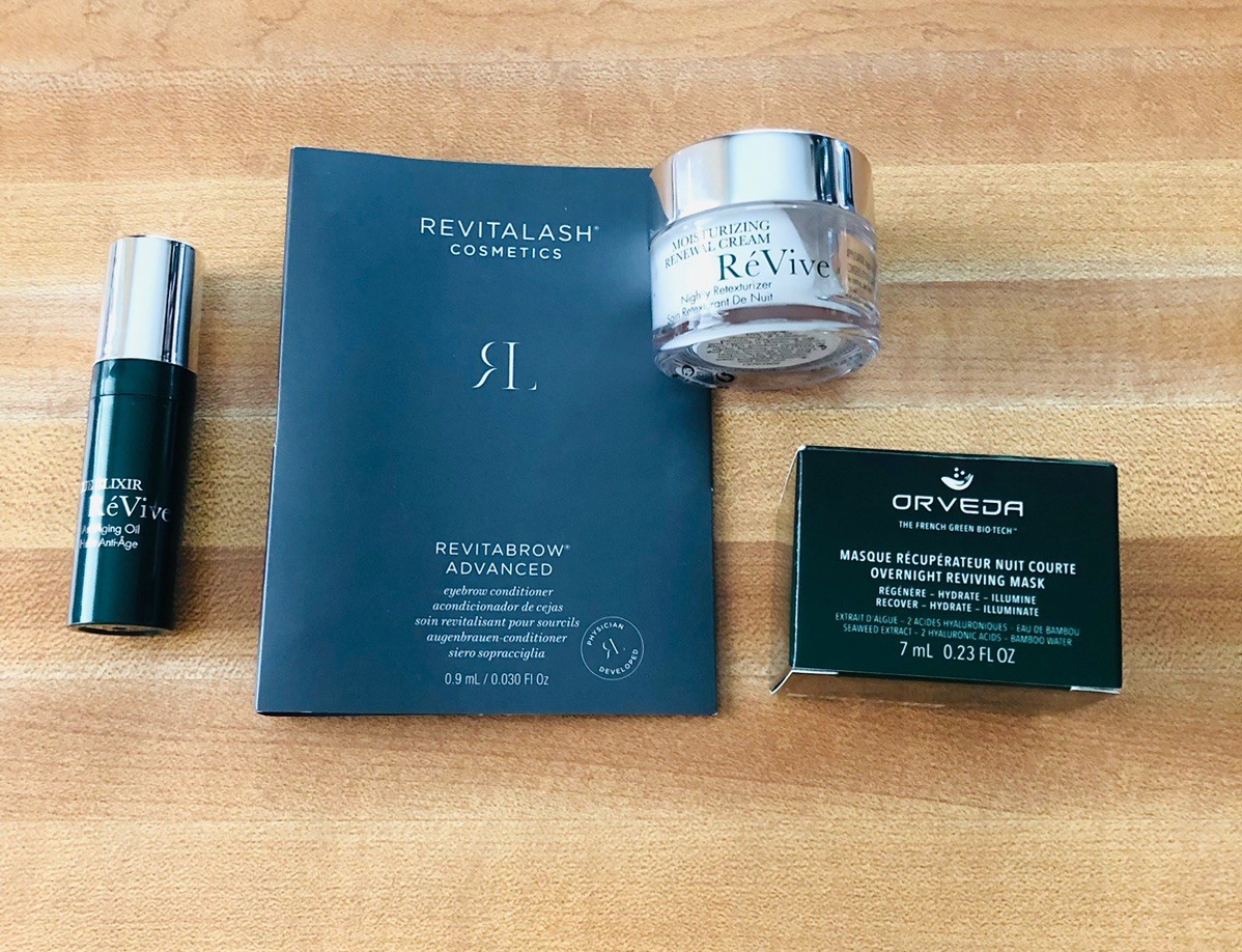 Luxury Skincare Samples Revive Renewal Cream Rescue Oil Orveda Mask RevitaBrow