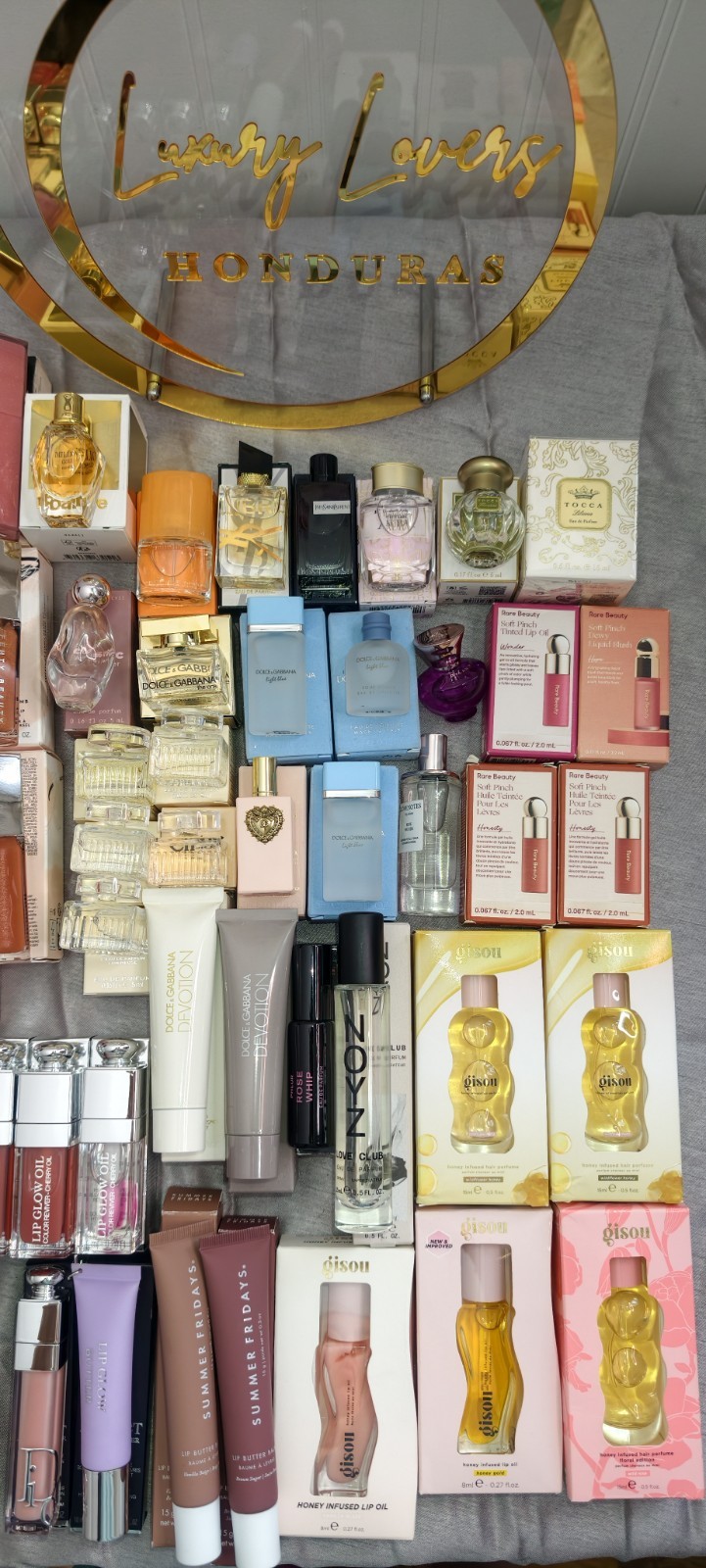 Fenty Beauty, r.e.m. beauty, Gisou, Rare Beauty, Dolce & Gabbana mini perfumes