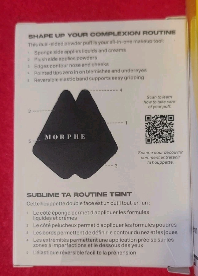 MORPHE LOT OF 3 ITEMS SUNSETTER SPRAY, SETTING POWDER & POWDER PUFF NIB