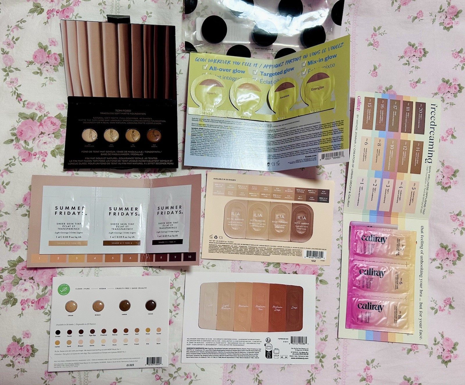 Sephora Beauty Insider-Foundation Sample Lot of 14