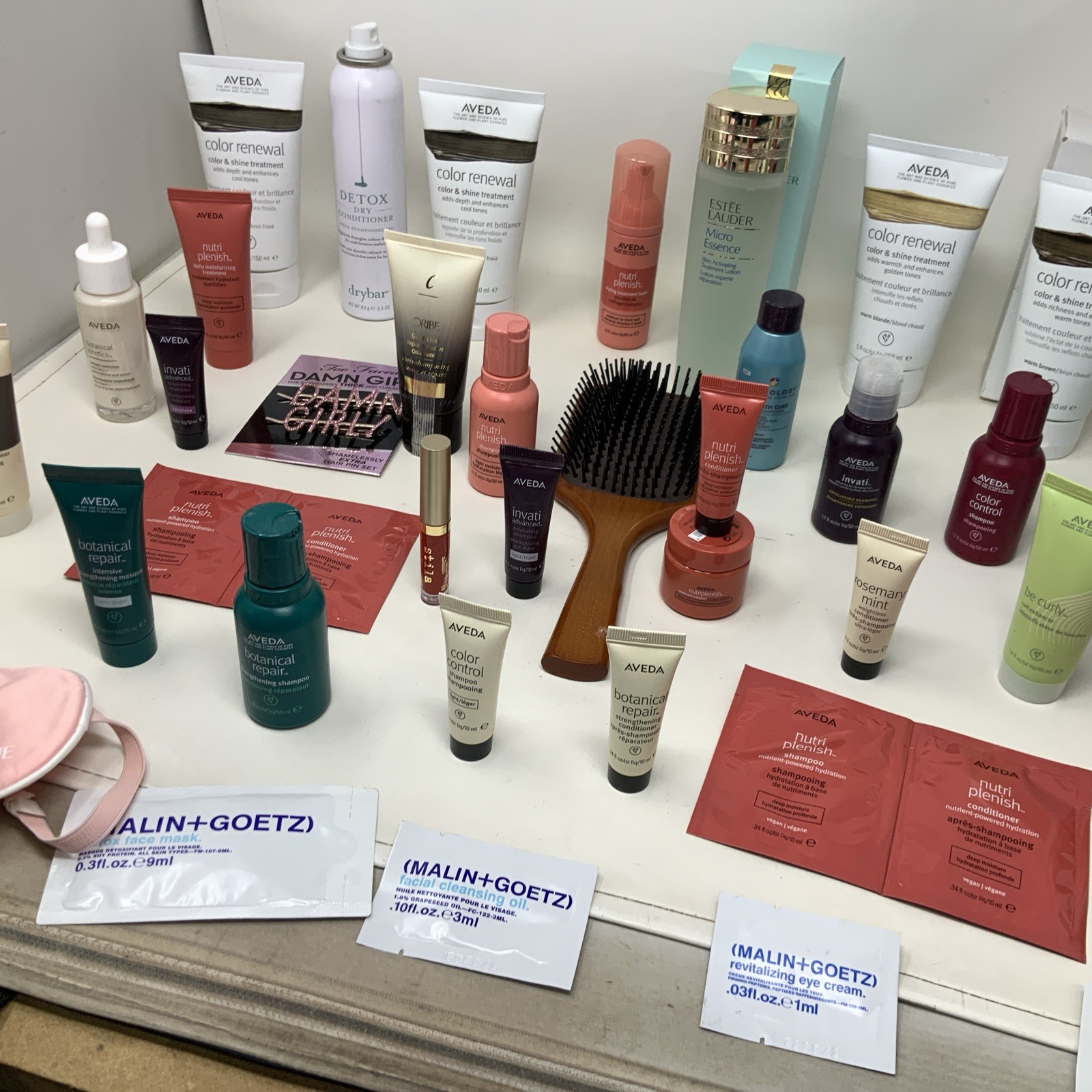 Huge Lot Of 41 Pieces Aveda Full, Travel And Sample Size