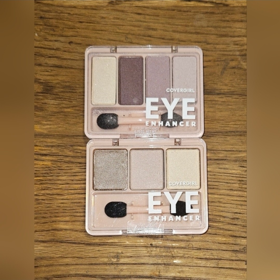 CoverGirl Eye Enhancer Eyeshadow Palette – Pure Romance & Cafe Au Lait BNIB