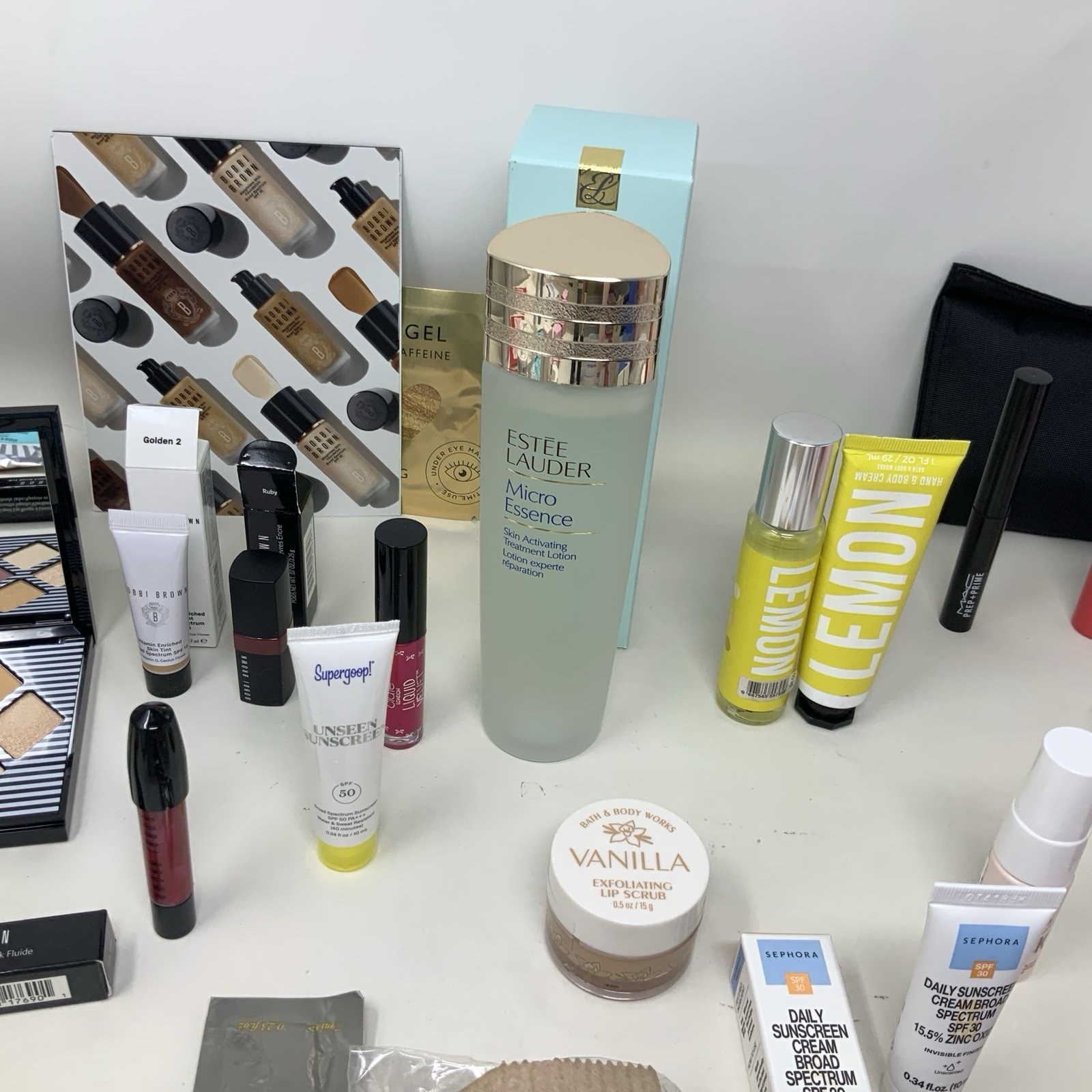 Huge Lot Of 48 Pieces M.A.C & Bobbi Brown Full, Travel & Sample Size