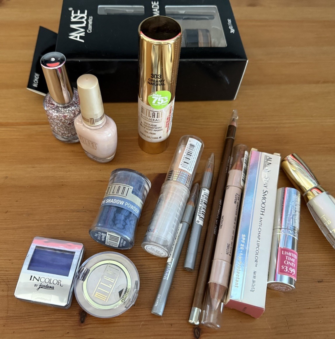 NEW Makeup/Beauty Cosmetics Bundle Lot-15 Items- Almay,Cover Girl, Revlon Etc