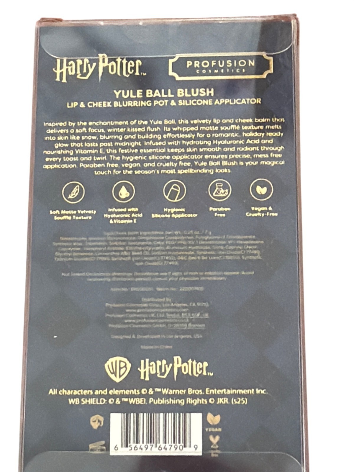 Harry Potter Profusion Yule Ball Blush Lip & Cheek Blurring Pot Applicator New