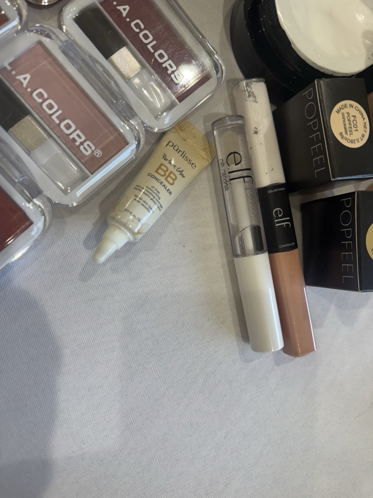 Makeup Lot, Blush, Lips, Foundation Powder