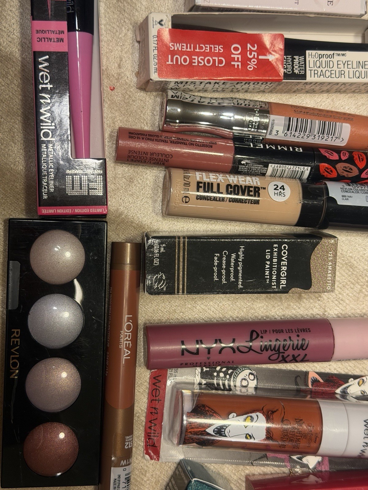 CoverGirl, Revlon, Maybelline, L’Oreal Makeup 60 PCS Lot