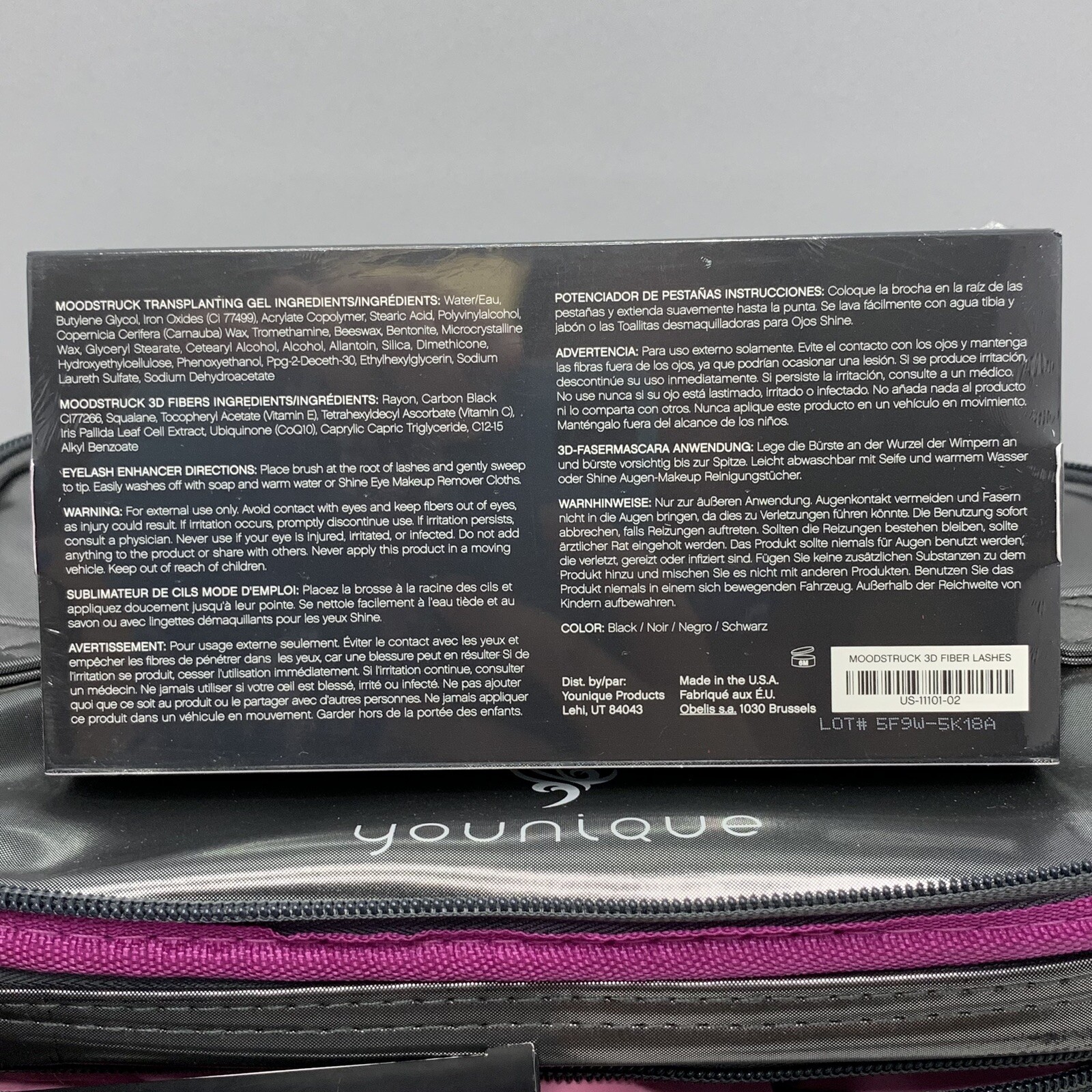 Younique Gift Pack, Lot Of 6, Bronzer, Lip Gloss, Lashes, Shimmer, Spray Tan