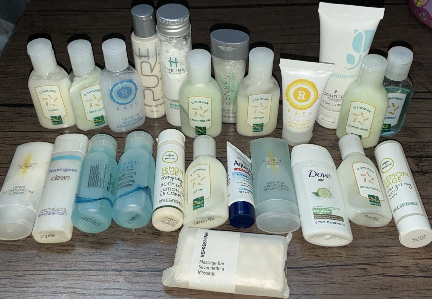 Lot Of 24 Assorted Travel Size Health And Beauty Products