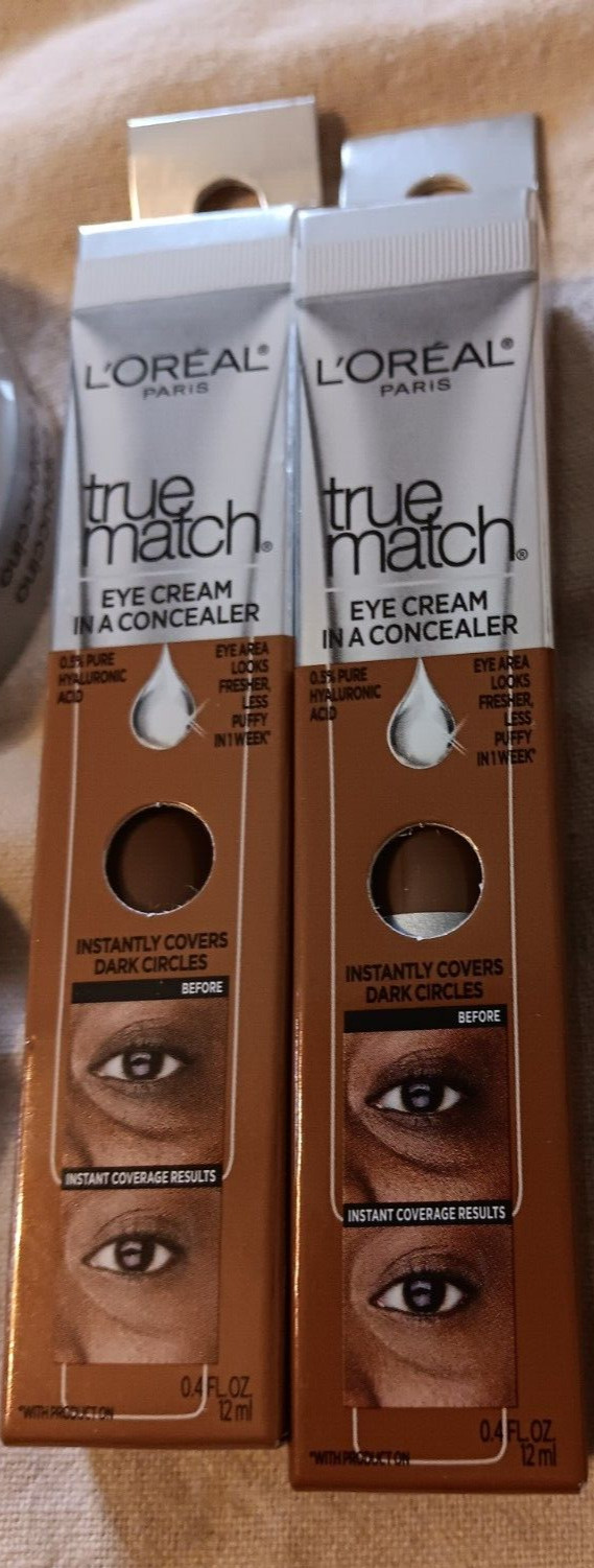 L’Oreal Paris True Match N 7-8 Dark Concealer N8 Cappuccino Neutral Powder Lot