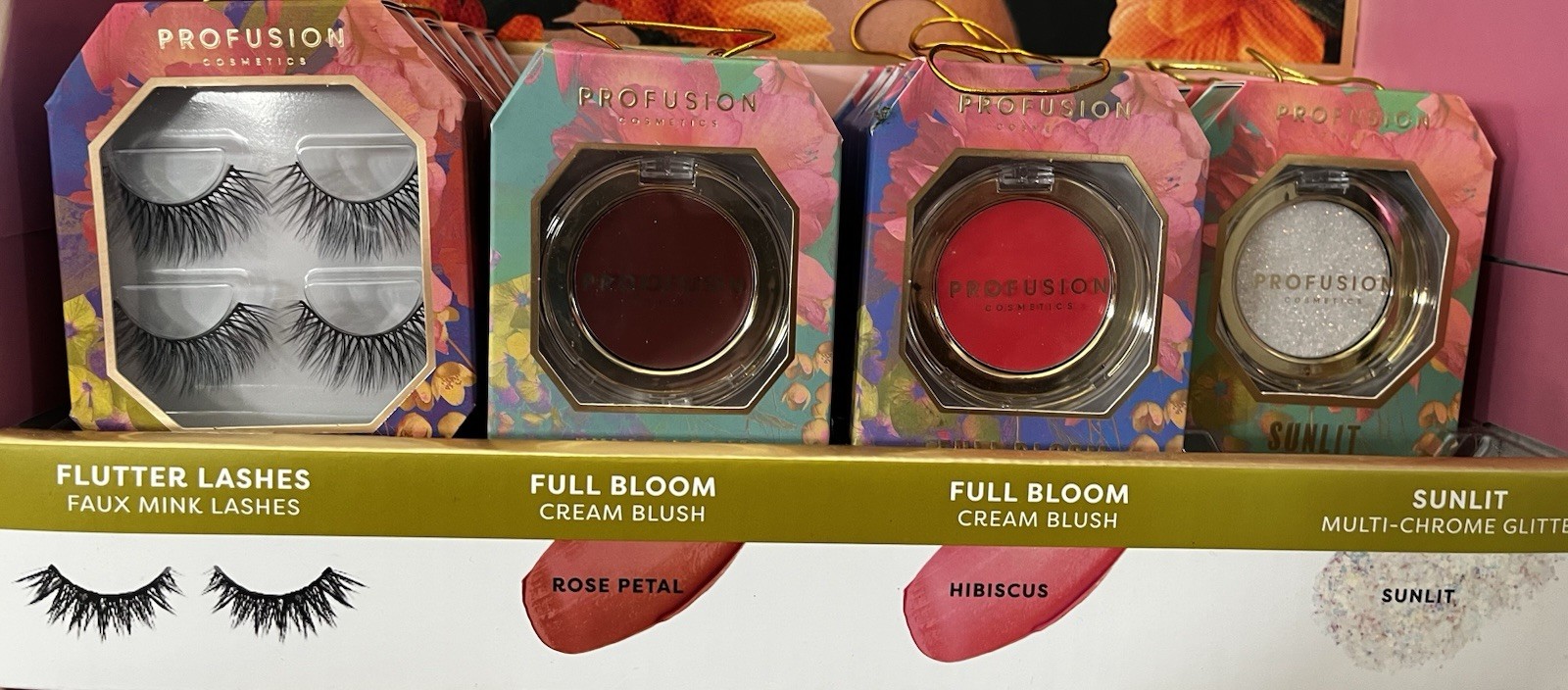 Profusion Cosmetics Superbloom Limited Ed.; Assorted Palettes, Blush, Eye, Lip