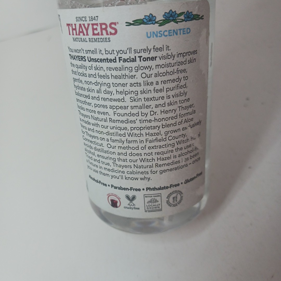 Thayers Alcohol-Free Unscented Witch Hazel Facial Toner 8.5 oz