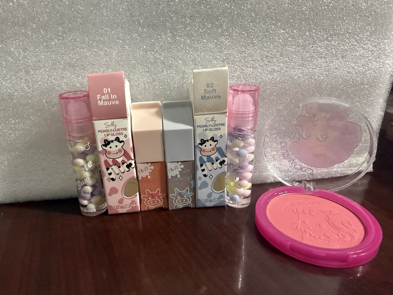 KEVIN&COCO LOFSHE Beauty Creations Makeup Lot Lip Gloss Eyeshadow Brushes