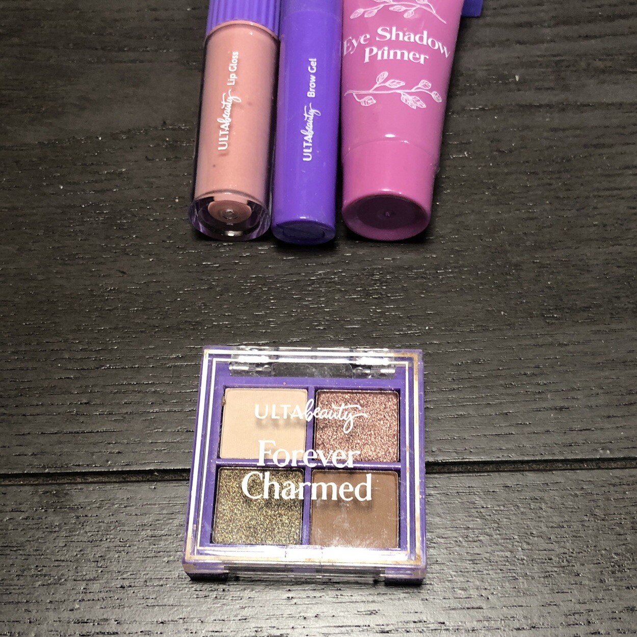 Ulta Beauty Lot of 5 Small Mascara, Lip Balm, Highlighter, Brow Gel Makeup