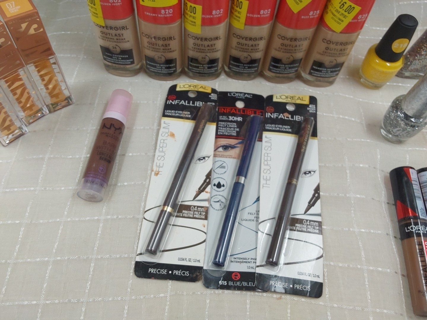 Deluxe Makeup Lot 💄 Assorted Brands & Colors (Milani-Maybelline-ELF-wet N Wild)