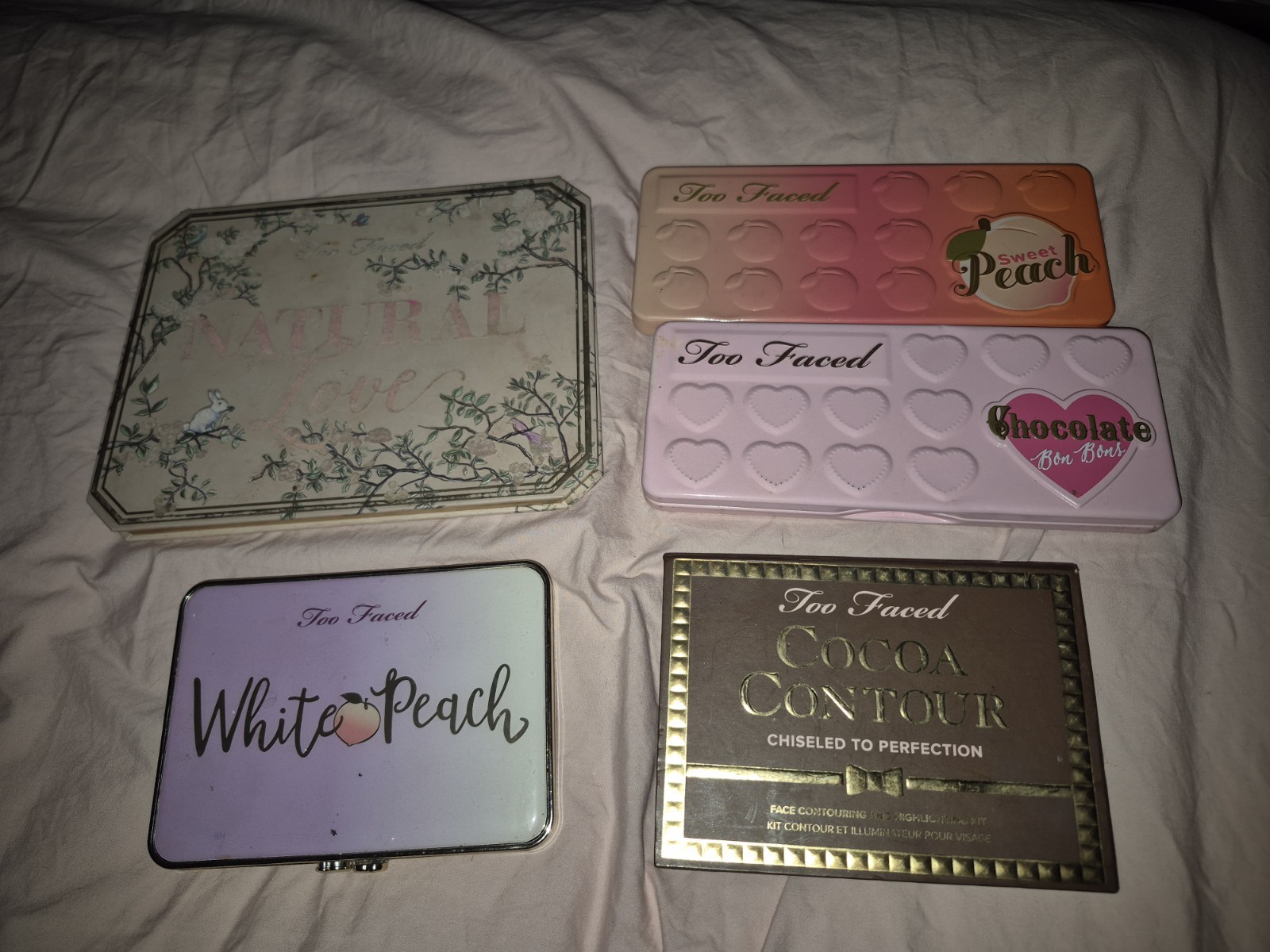 Assorted Full Size Makeup Palette Lot,Morphe,Jaclyn Hill, Huda,Tarte