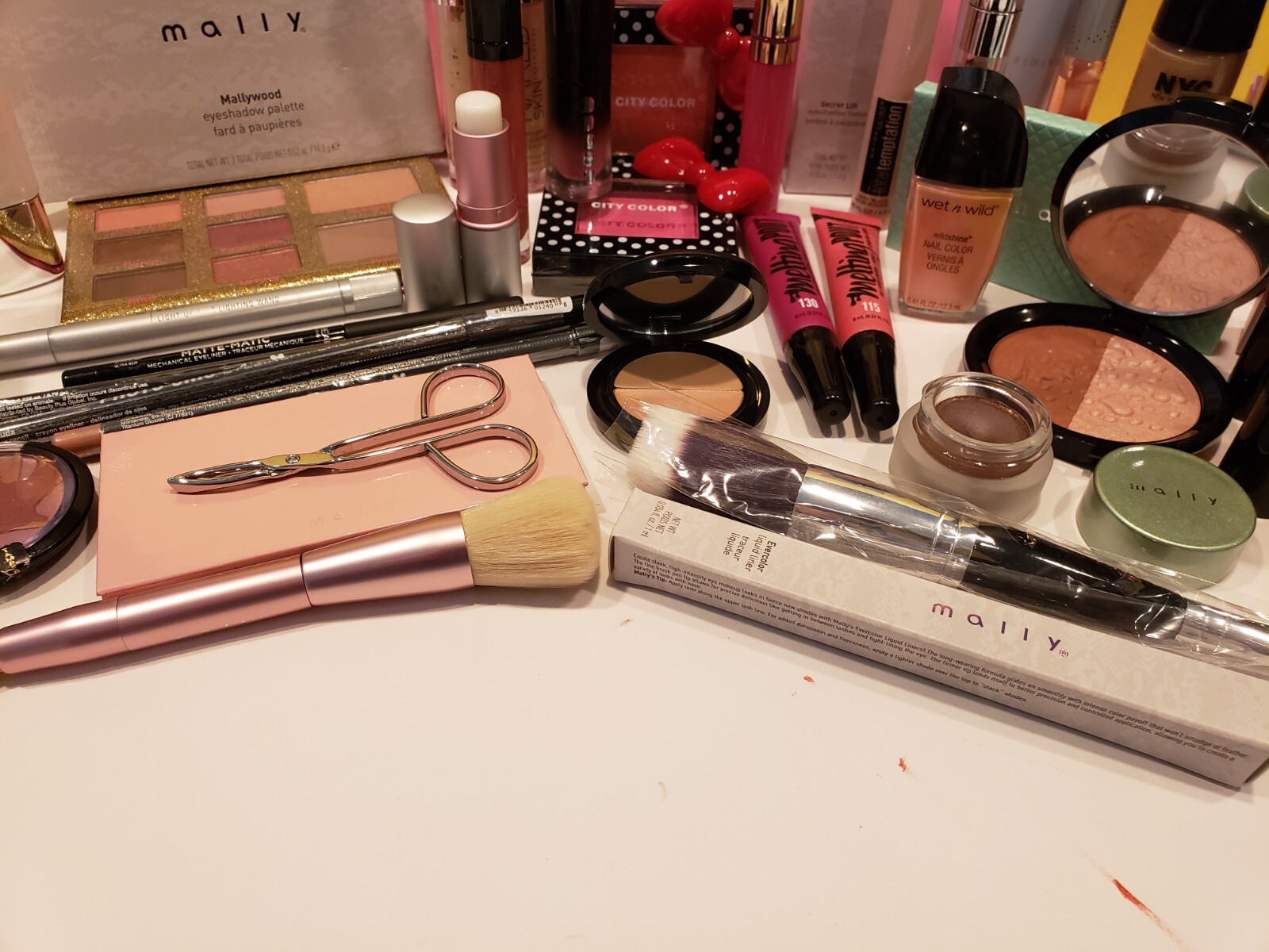 Mally ~ Lot of 50 Assorted Cosmetics. Mixed assorted NWOB