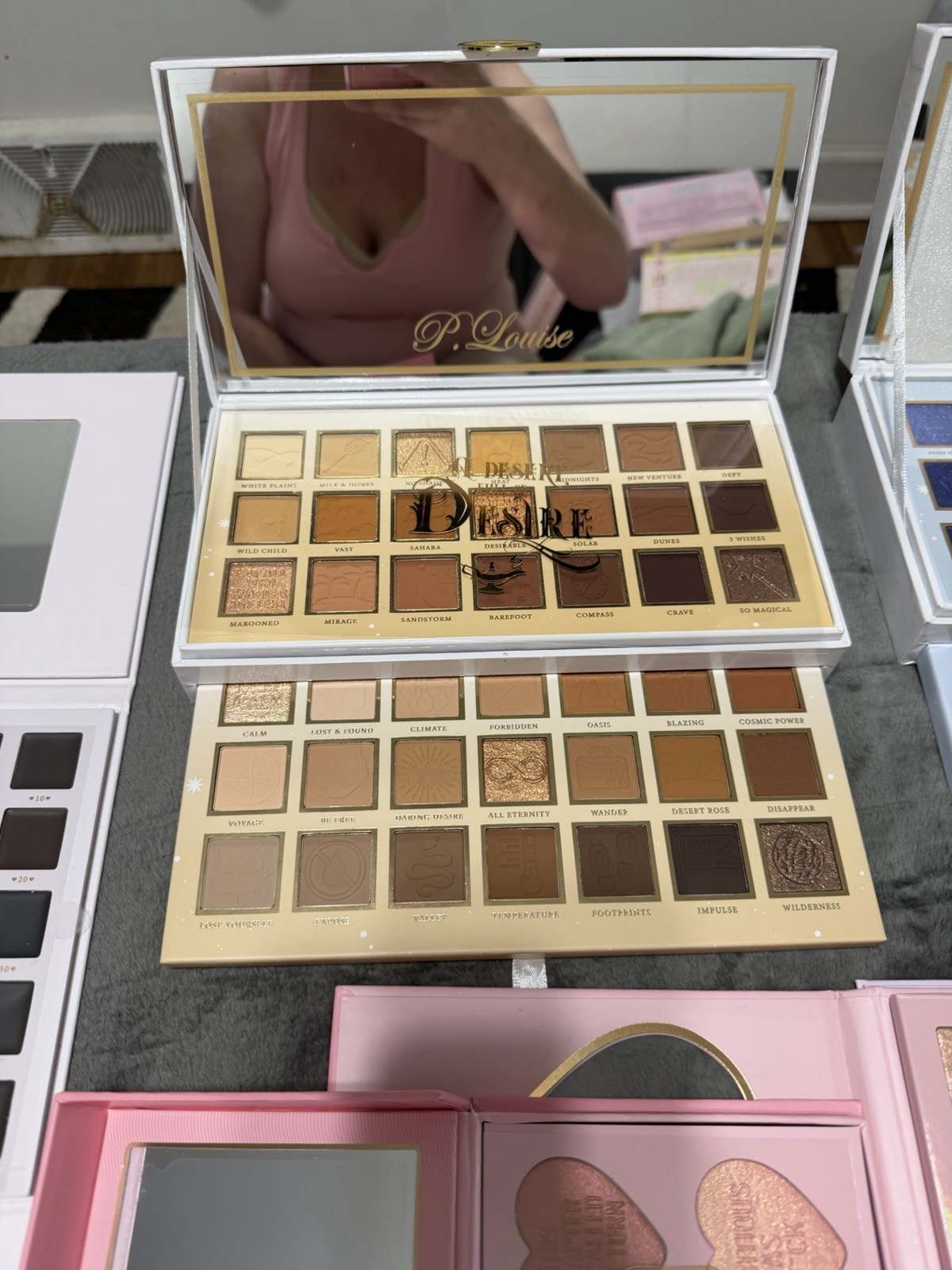 P. Louise Full Size Palette Mixed Lot: CEO of Glow, Chill, Money Shot, Wonder
