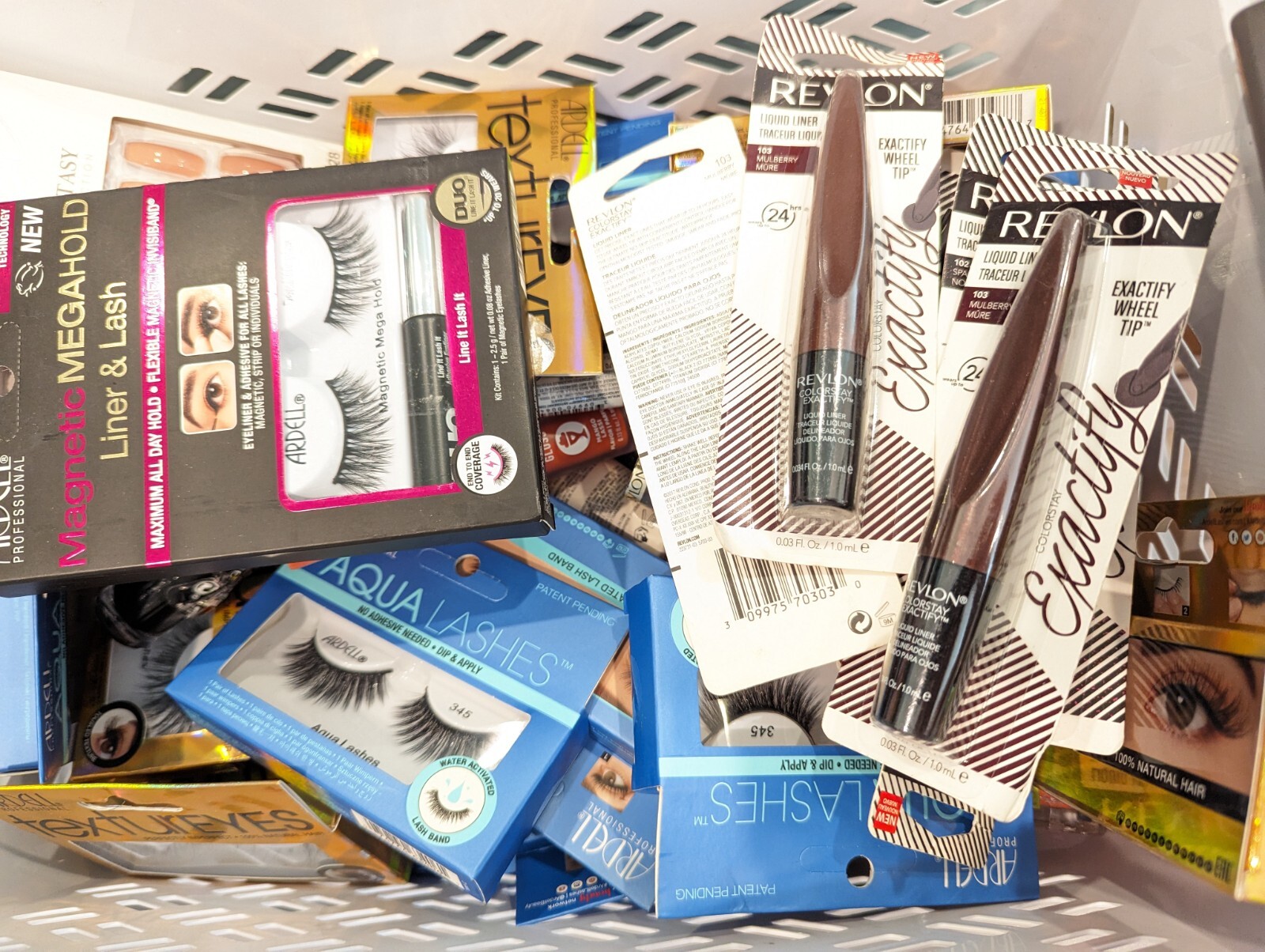 Lot Of 100 Pcs Premium Unused Cosmetics All Open Box/ Damaged Box