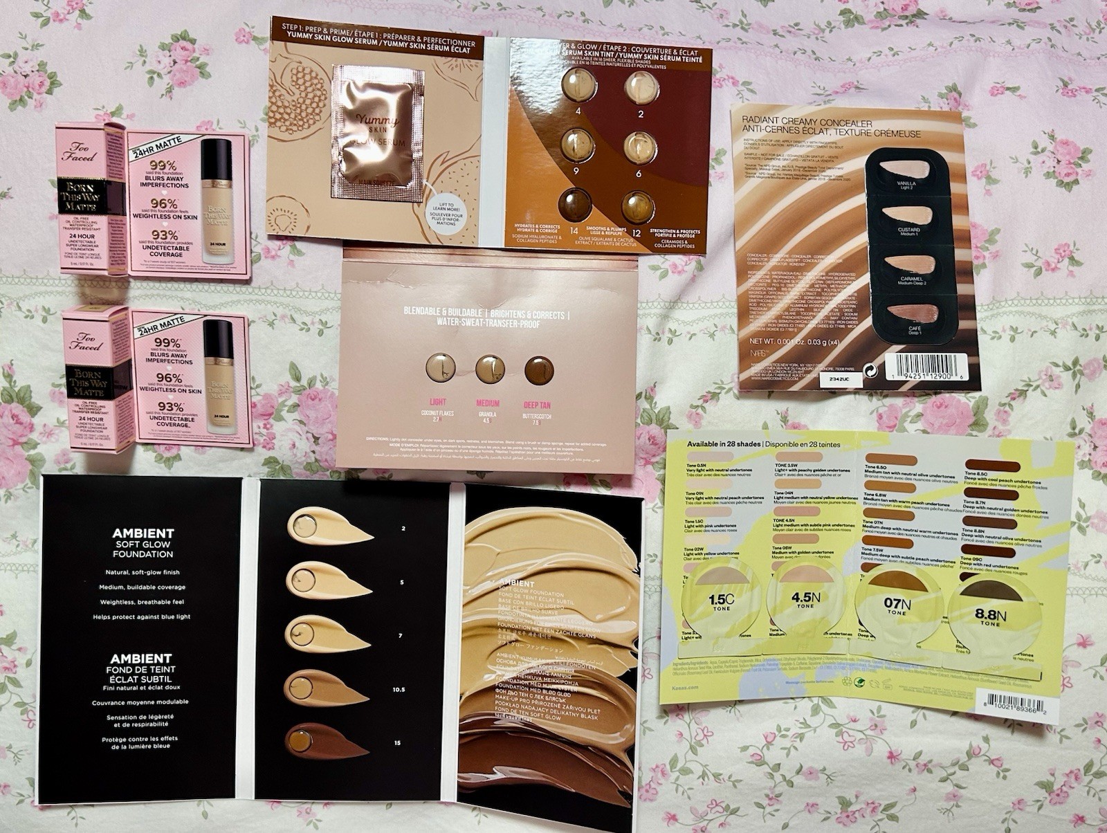 Sephora Beauty Insider-Foundation Sample Lot of 14
