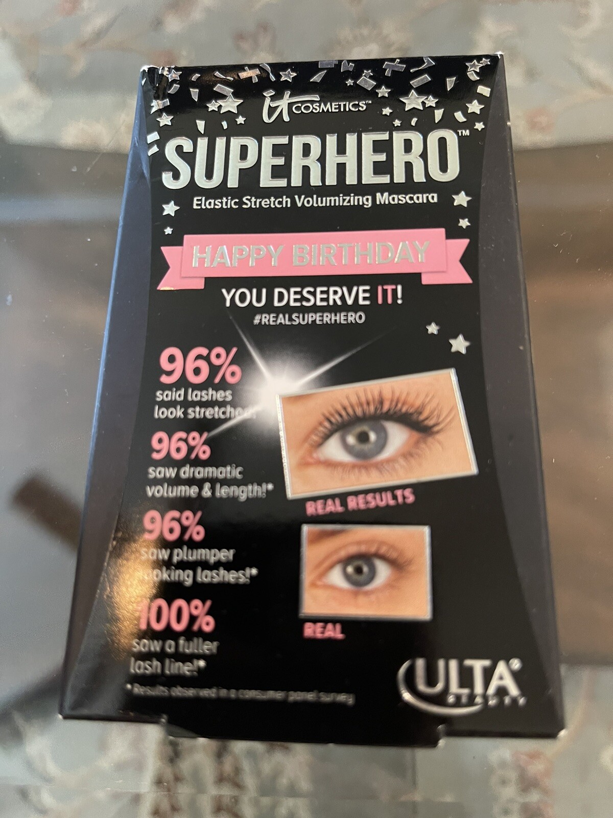 IT COSMETICS BROW POWER UNIVERSAL BROW PENCIL & SUPERHERO VOLUMIZING MASCARA-NIB