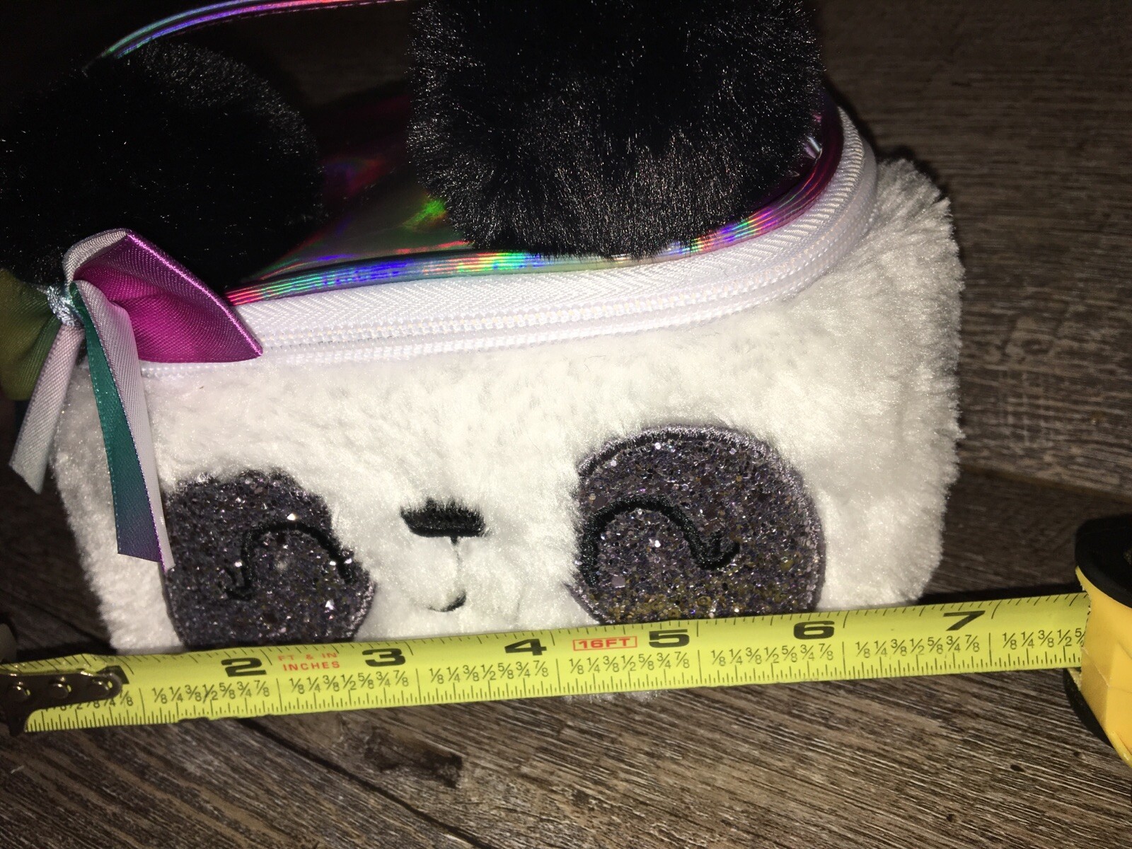 Claire’s Plush Panda Cosm Bag Unicorn Hair Clip Lip Gloss Keychain Backpack Lot