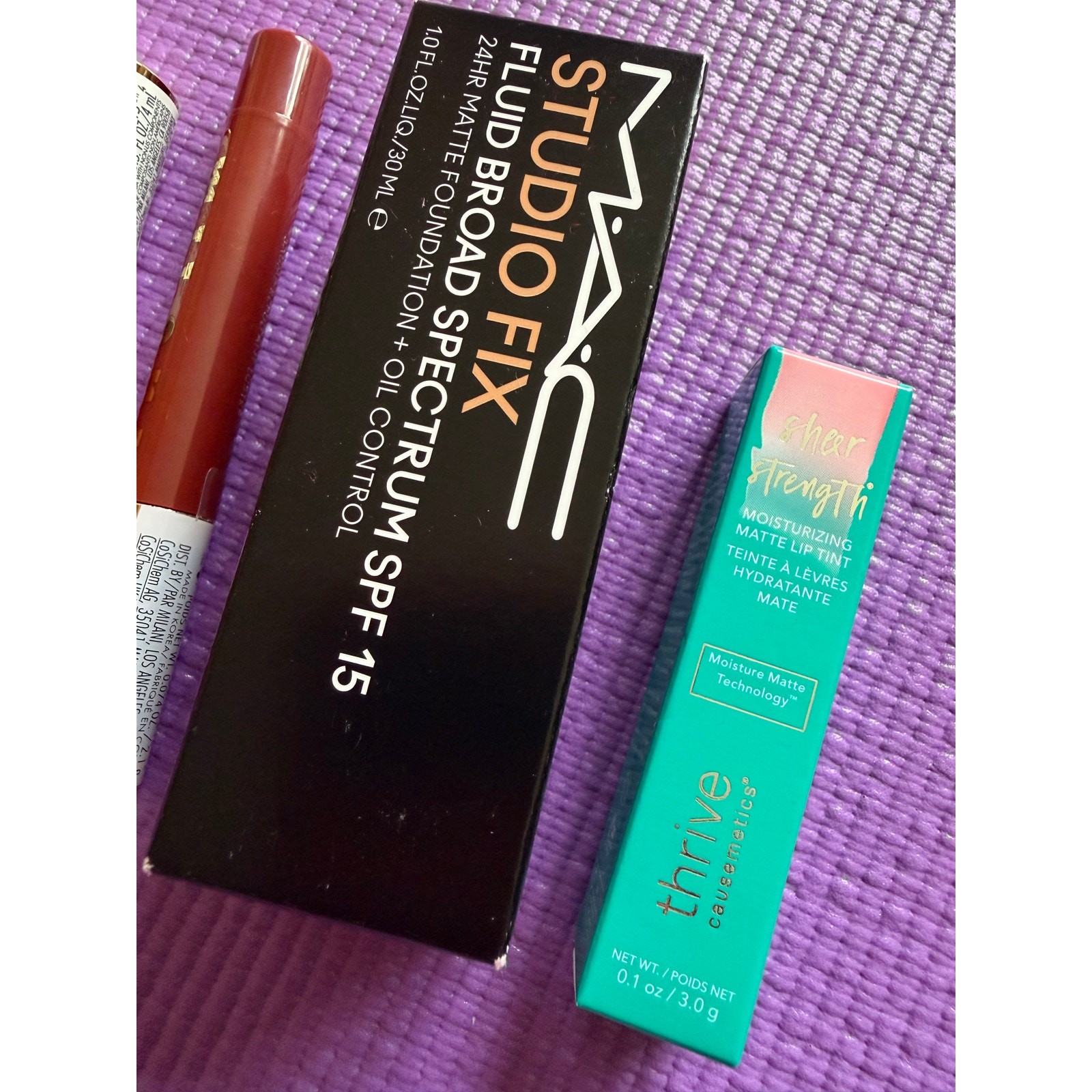 Makeup Lot MAC Studio Fix Foundation, Milani, Thrive NEW Makeup Bundle Full Size