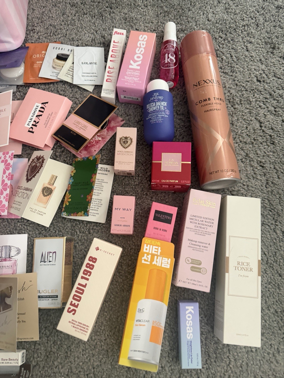 45+ items beauty bundle Victoria’s Secret, Kosas,Beauty Lot, Samples & Full Size