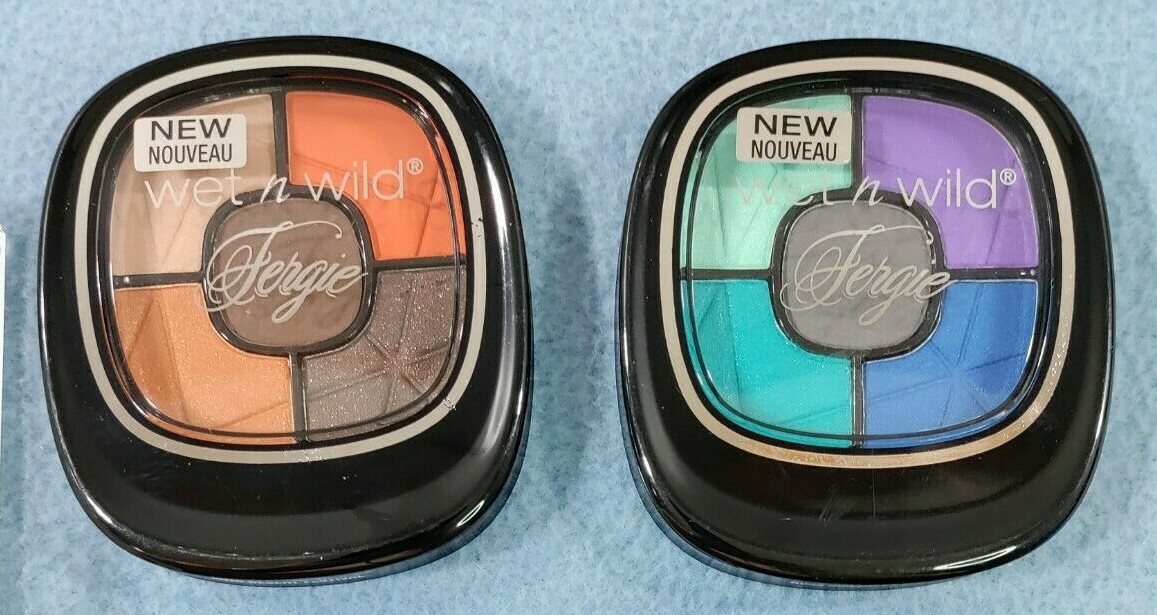 NEW LOT OF 10 MIXED WET N WILD MAKEUP FERGIE EYE SHADOW PALETTES LIPSTICK & MORE