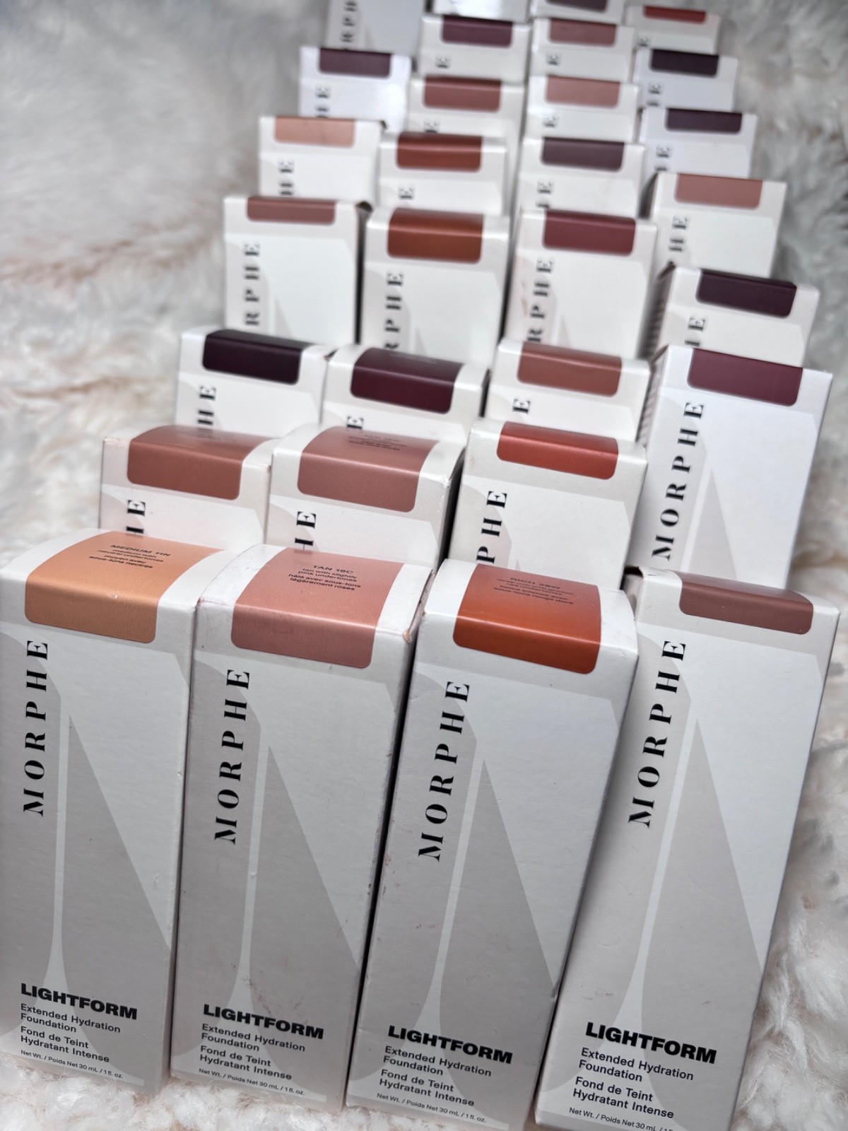 Lot of 50 morphe Lightform foundations