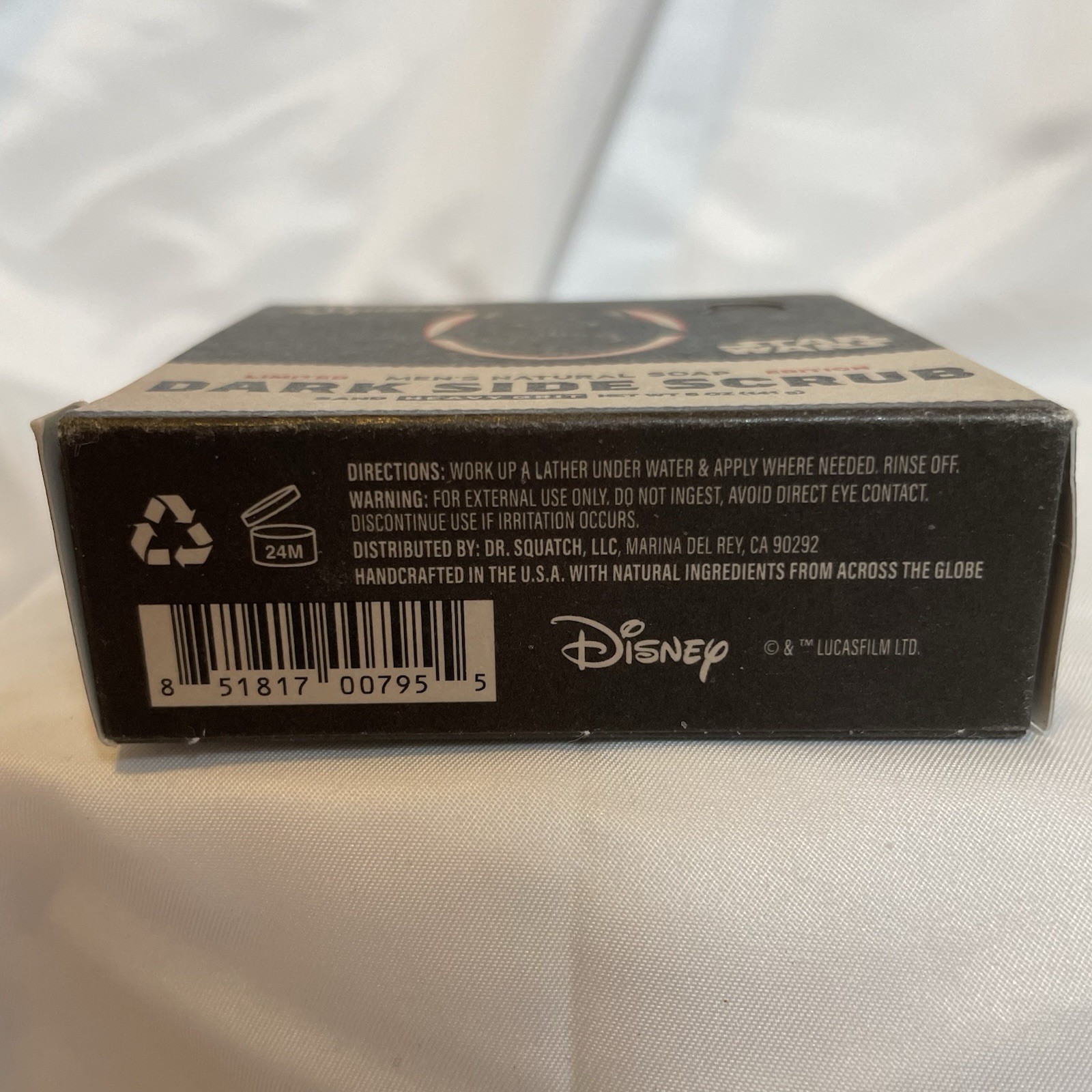 Dr Squatch Star Wars Limited Edition Natural Soap Darth Vader Dark Side & Luke