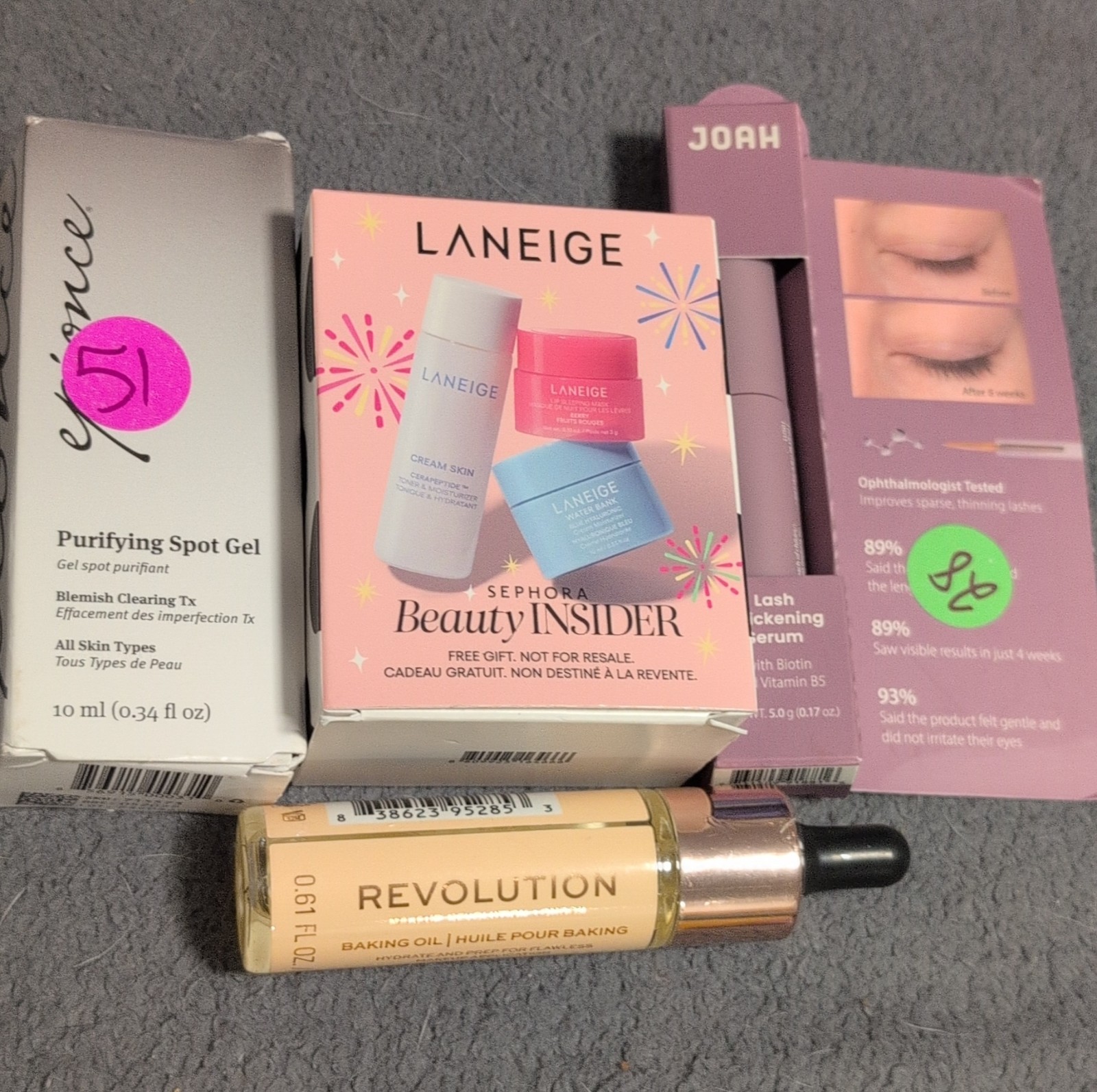Essence Spot Gel, Laneige Beauty Insider, Joah Lash Serum, Revolution Baking Oi…