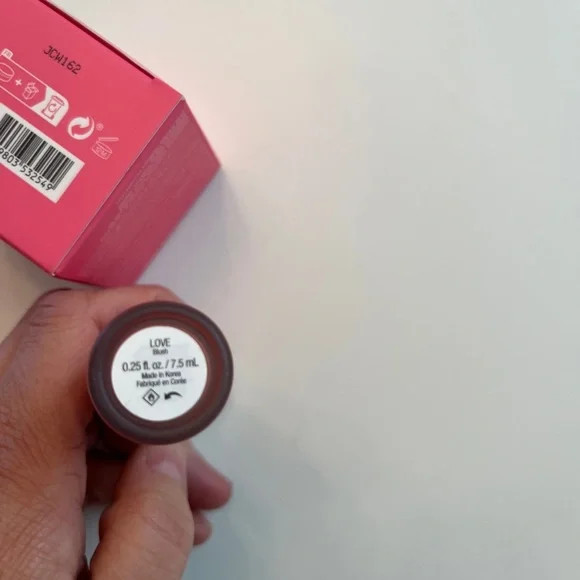 Rare Beauty Love blush and Laneige Lip Sleeping Mask in Berry