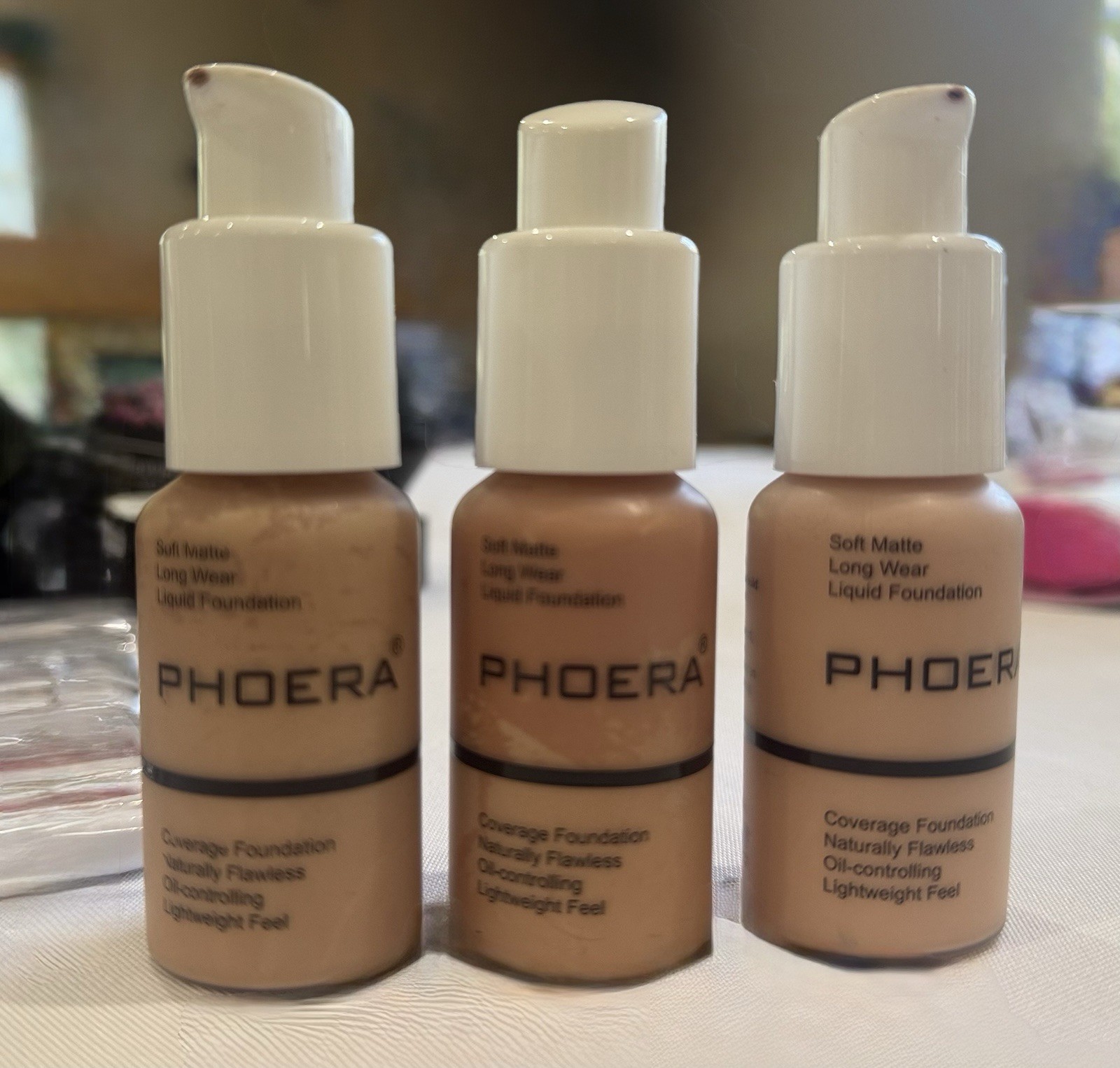 Makeup Lot, Blush, Lips, Foundation Powder