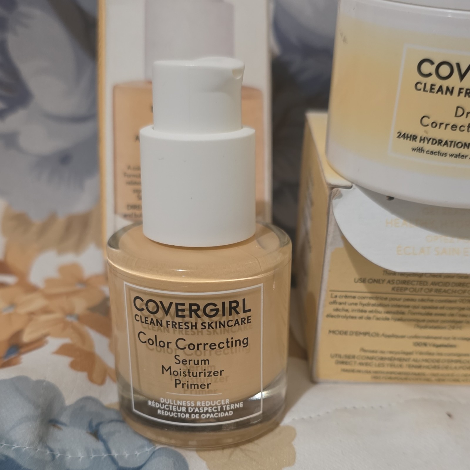 COVERGIRL Clean Fresh Skincare Color Correcting Serum, Moisturizer, Dry Skin Cr…