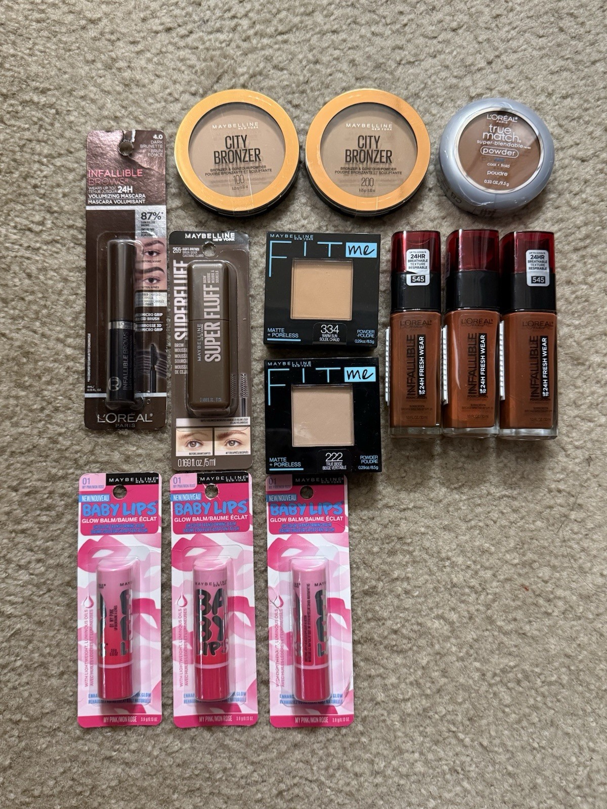 Maybelline & L’Oreal Makeup Assortment