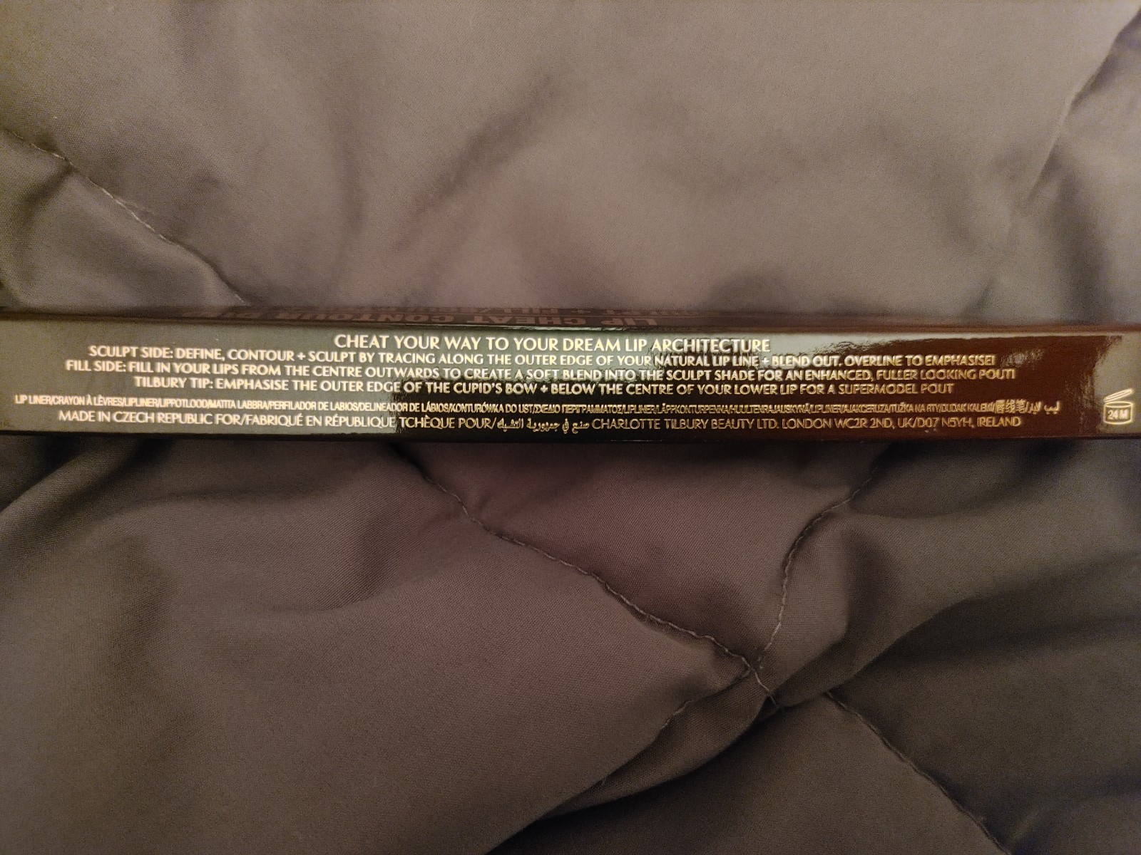 Charlotte Tilbury Lip Cheat Contour Duo Stick Deep shade New In Box
