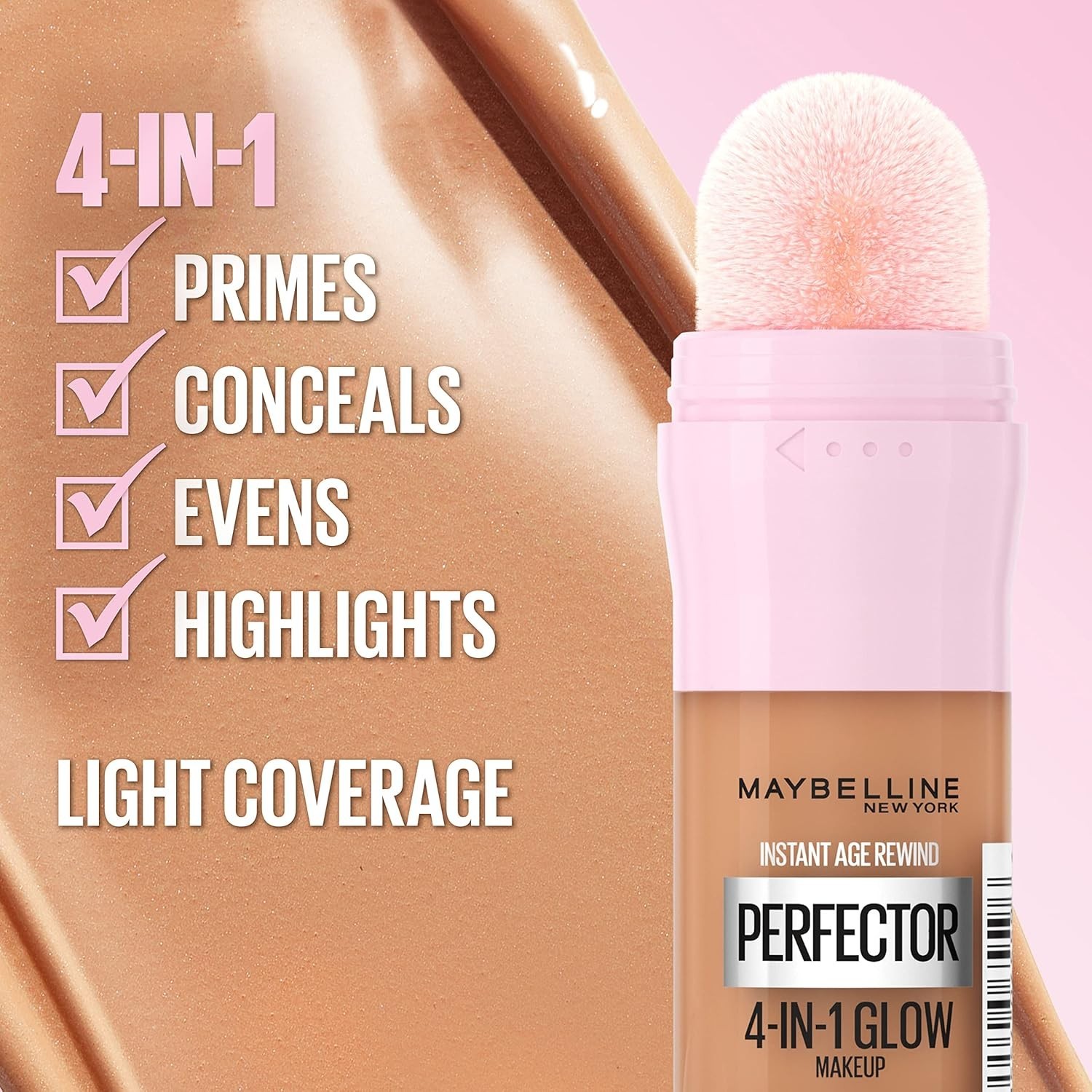 New York 4-in-1 Glow Makeup: Instant Perfector in Deep – Flawless All-Day