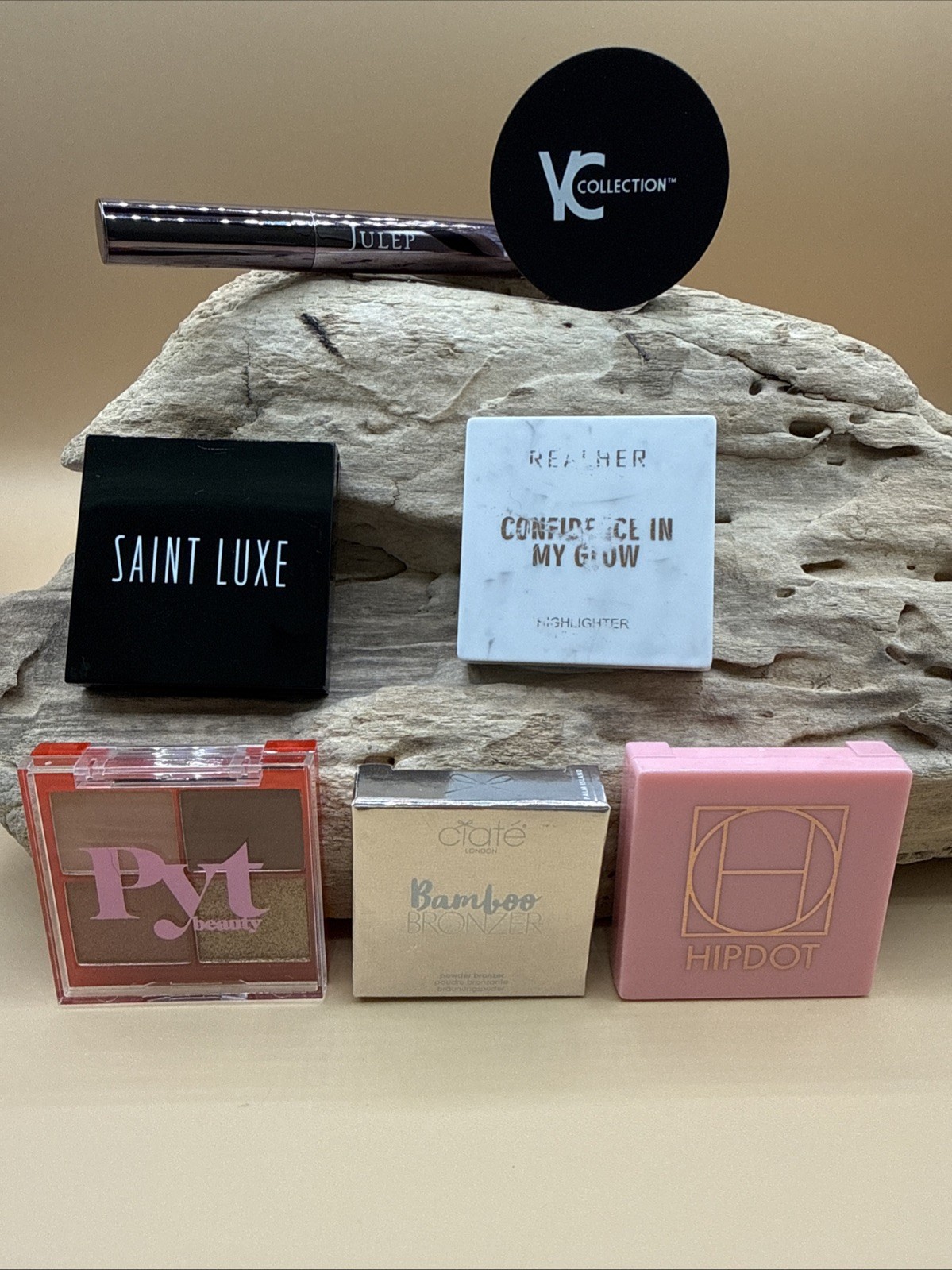 NEW! Sample Bundle – Eyeshadow, Highlighter, Bronzer, Setting Powder