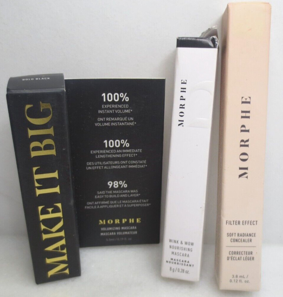 MORPHE – ASSORTED MAKEUP – LIP, FACE ANS EYES – 6 PCS