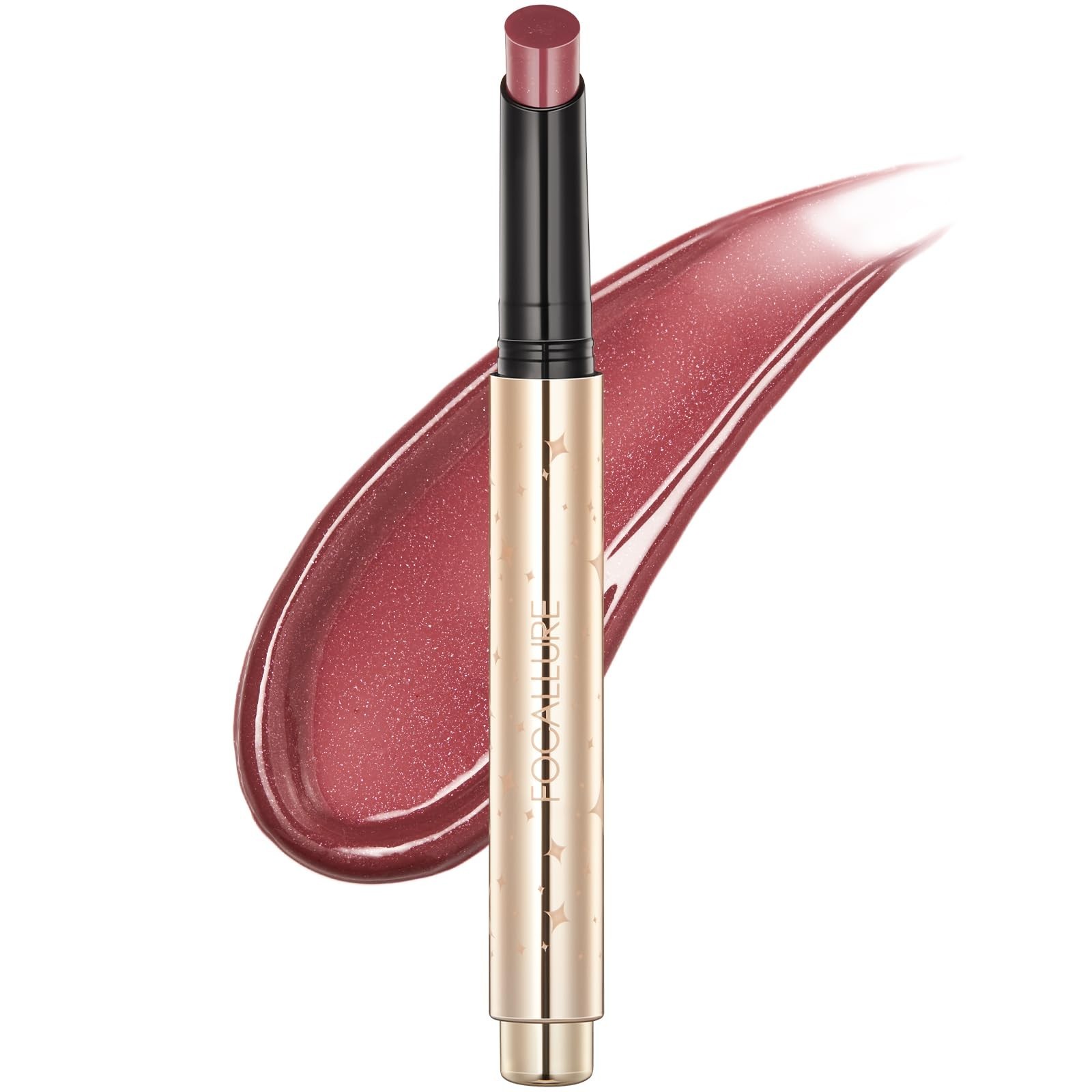 FOCALLURE Sparkling Gem Lip Plump, Hydrating & Volumizing Lip Plumper Gloss B…