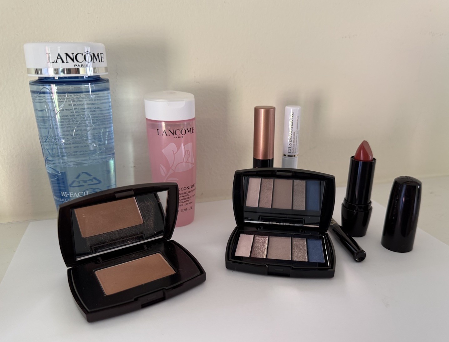 NEW Lancome Lot Eyeshadow Bronzer Palettes, Sugared Maple, Bi-Facil, Idole +MORE