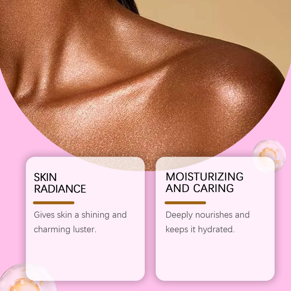 glitter body oil series deep facial whole body skin